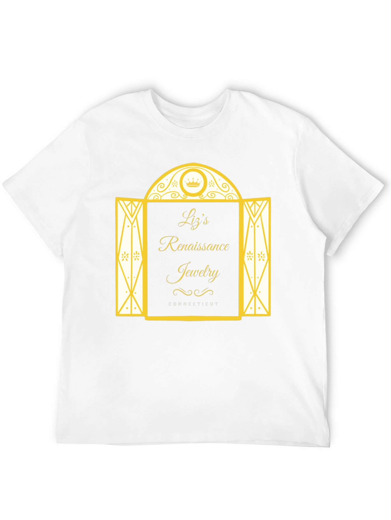 Lizs Renaissance Jewelry Black T-Shirt
