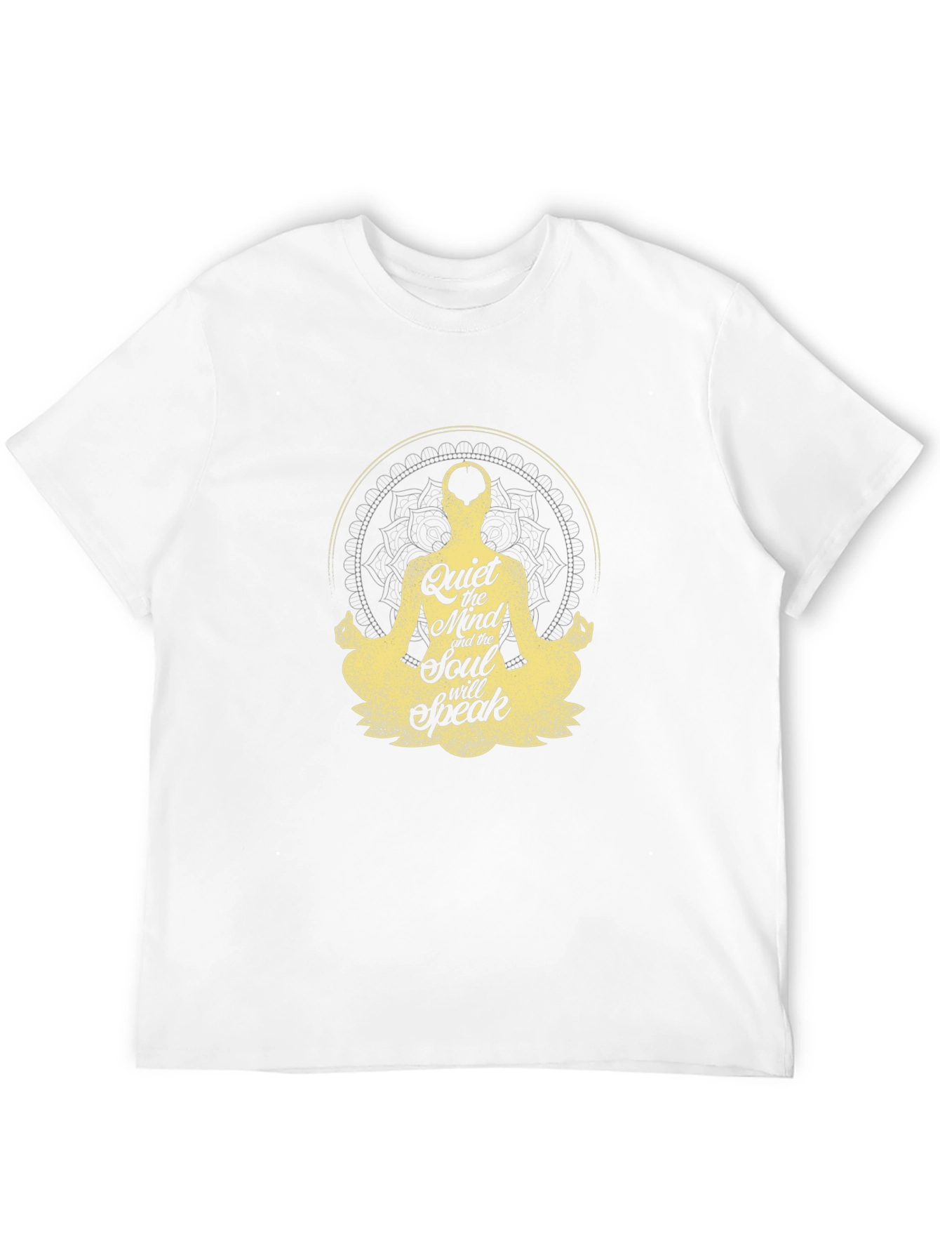 Quiet Mind Soul Speak T-Shirt - Meditative Design