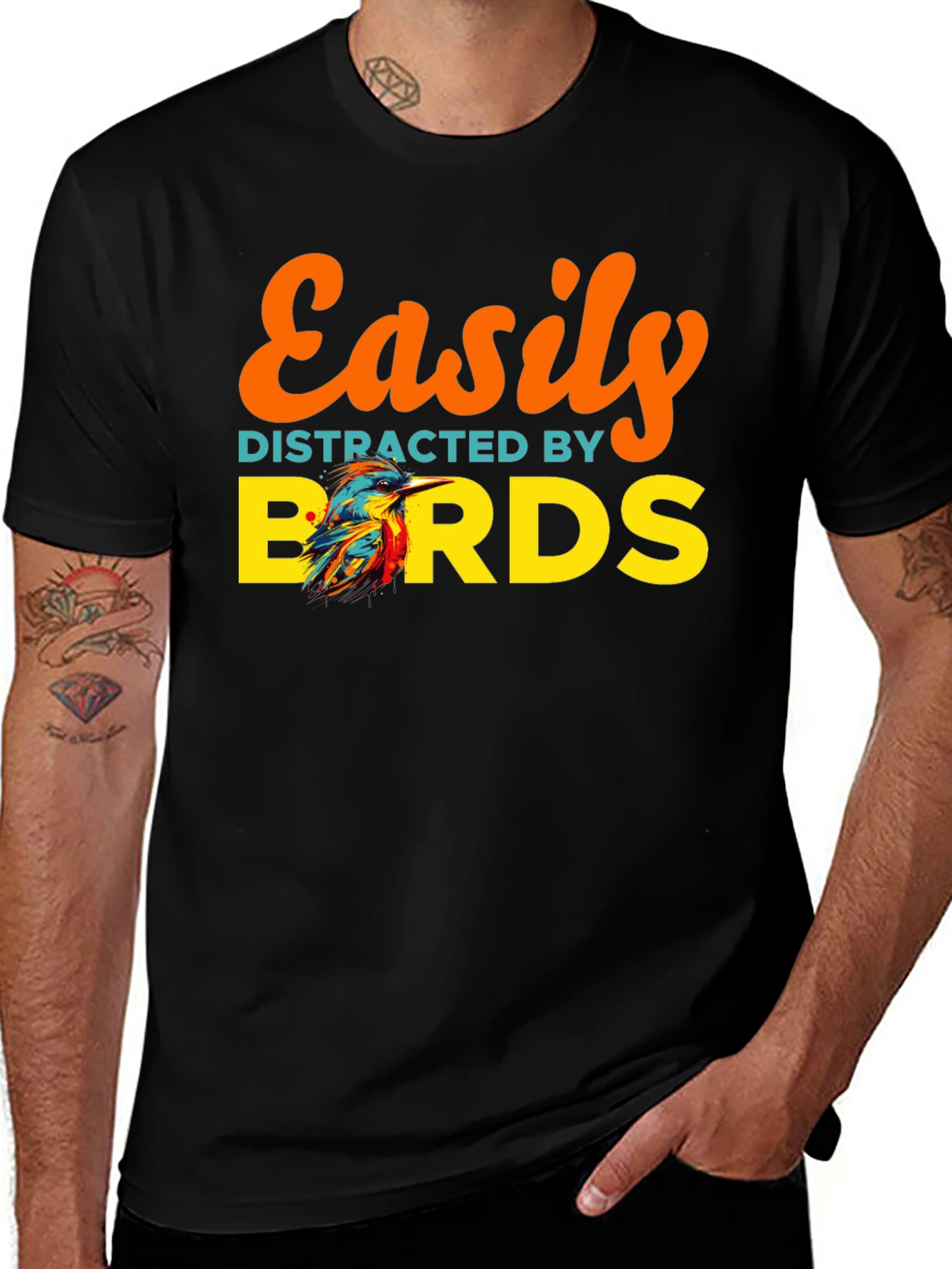Easily Distracted By Birds T-Shirt
