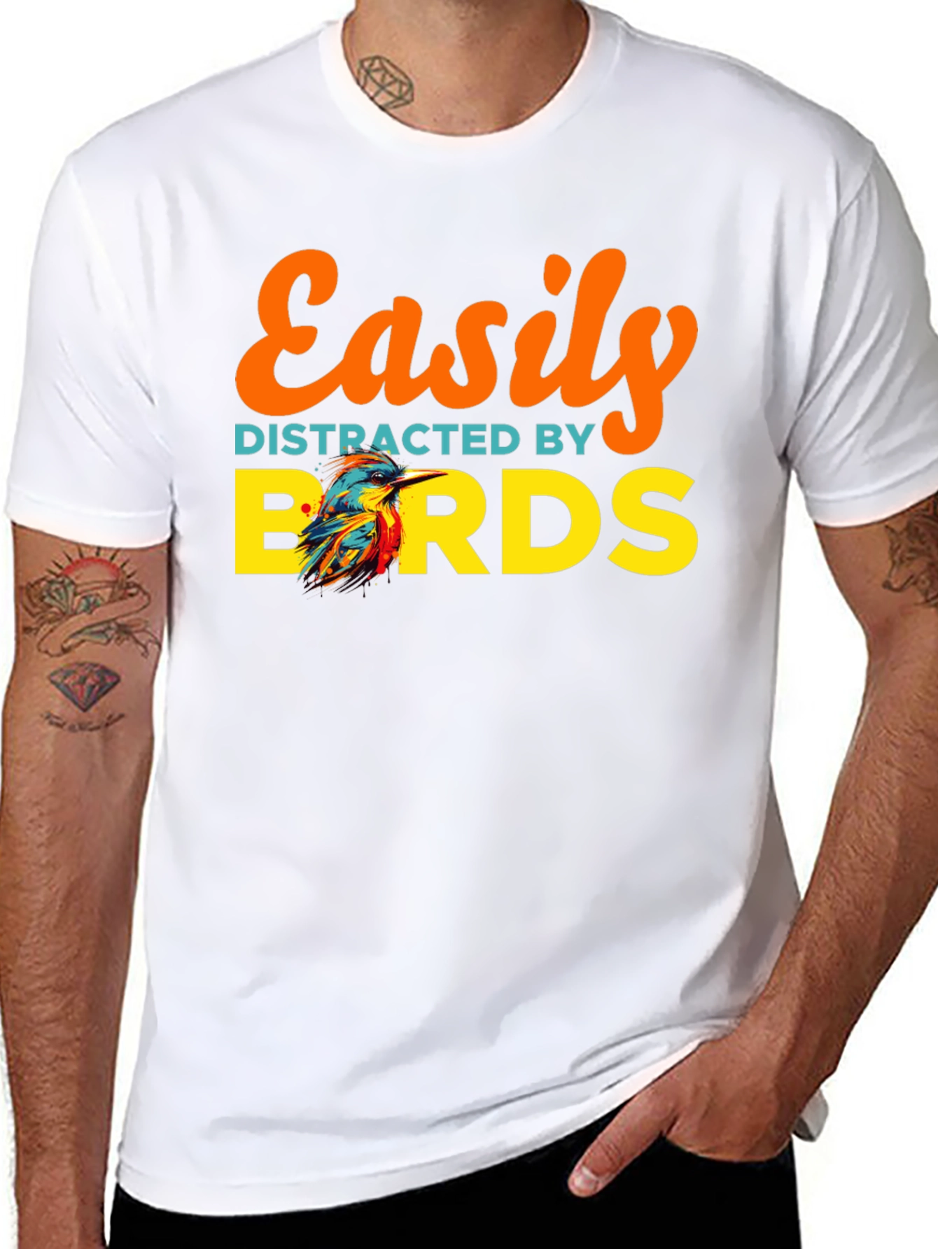 Easily Distracted By Birds T-Shirt