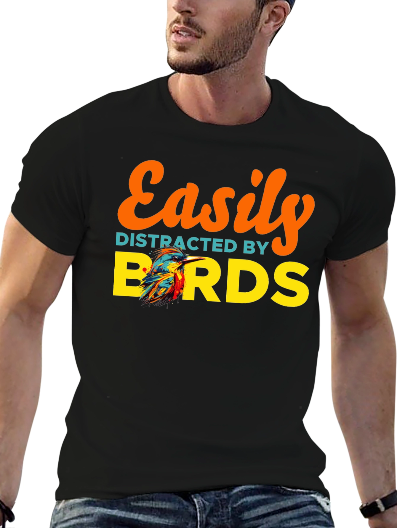 Easily Distracted By Birds T-Shirt
