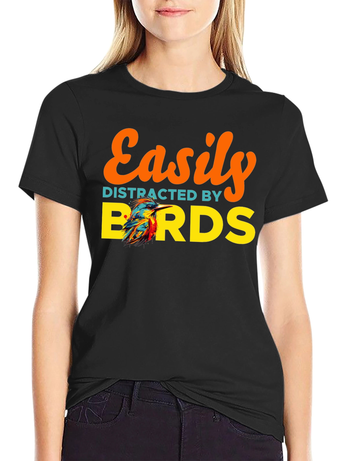 Easily Distracted By Birds T-Shirt