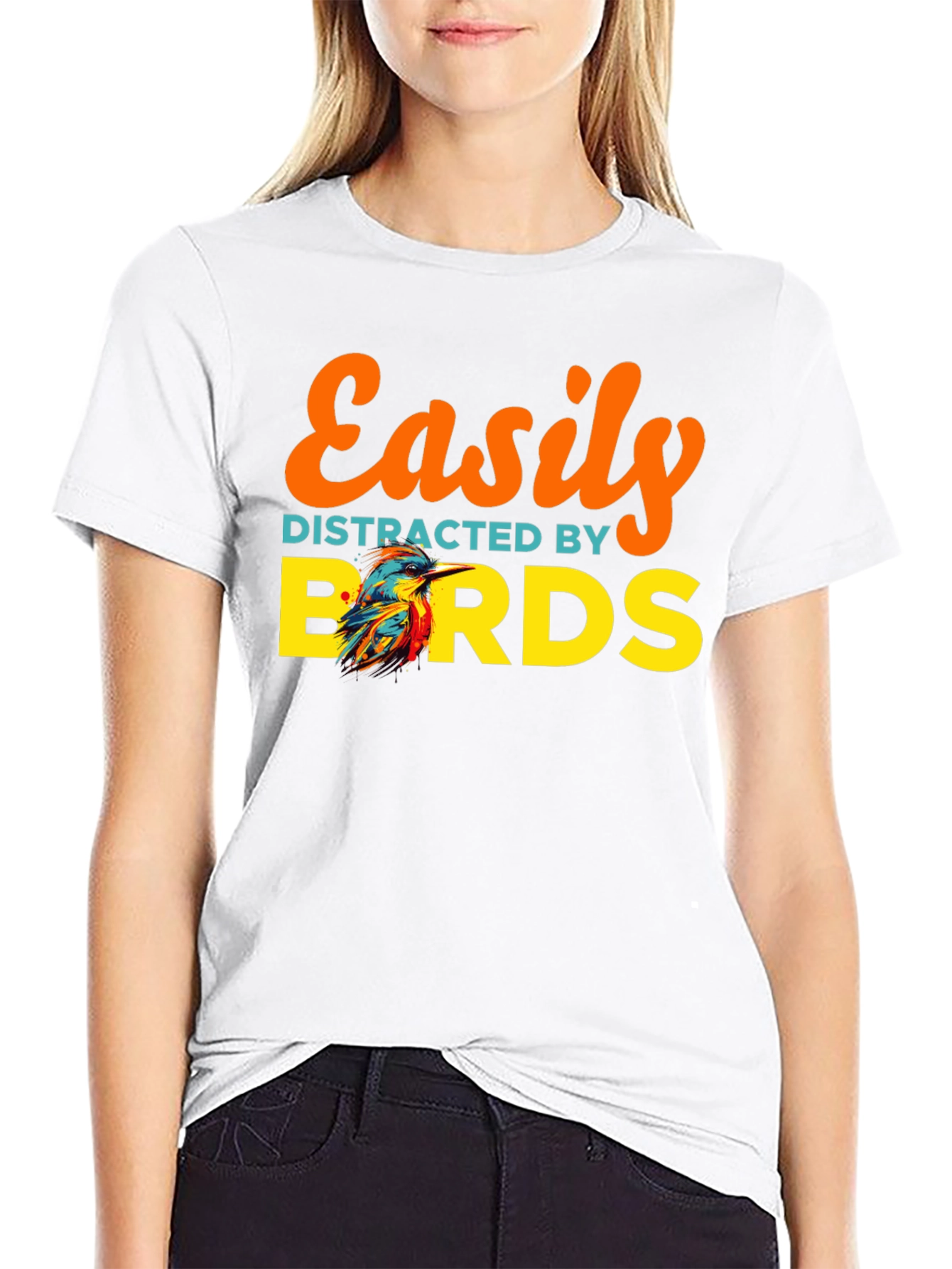 Easily Distracted By Birds T-Shirt
