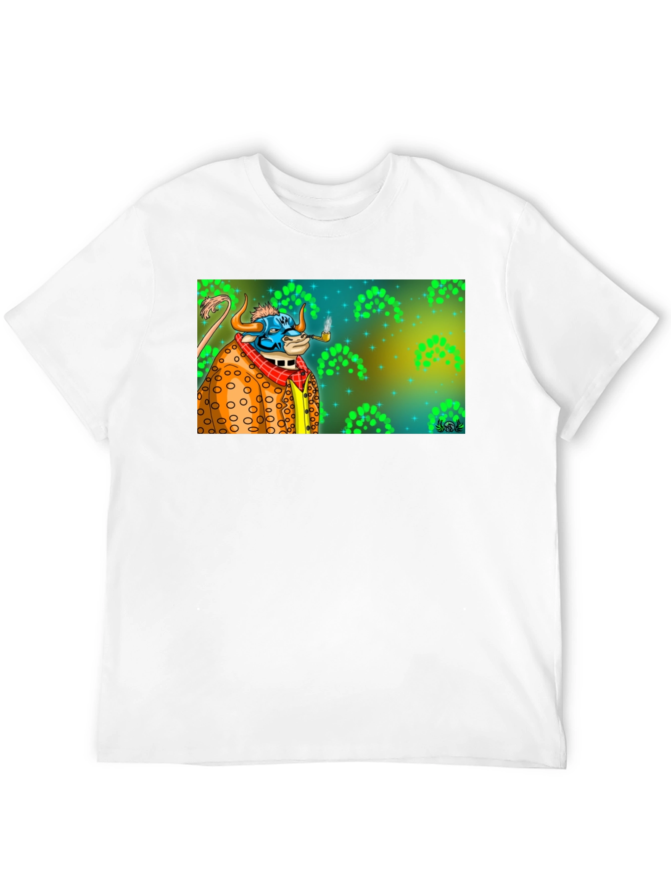 Smoking Bull Graphic Tee - Mens Black T-Shirt