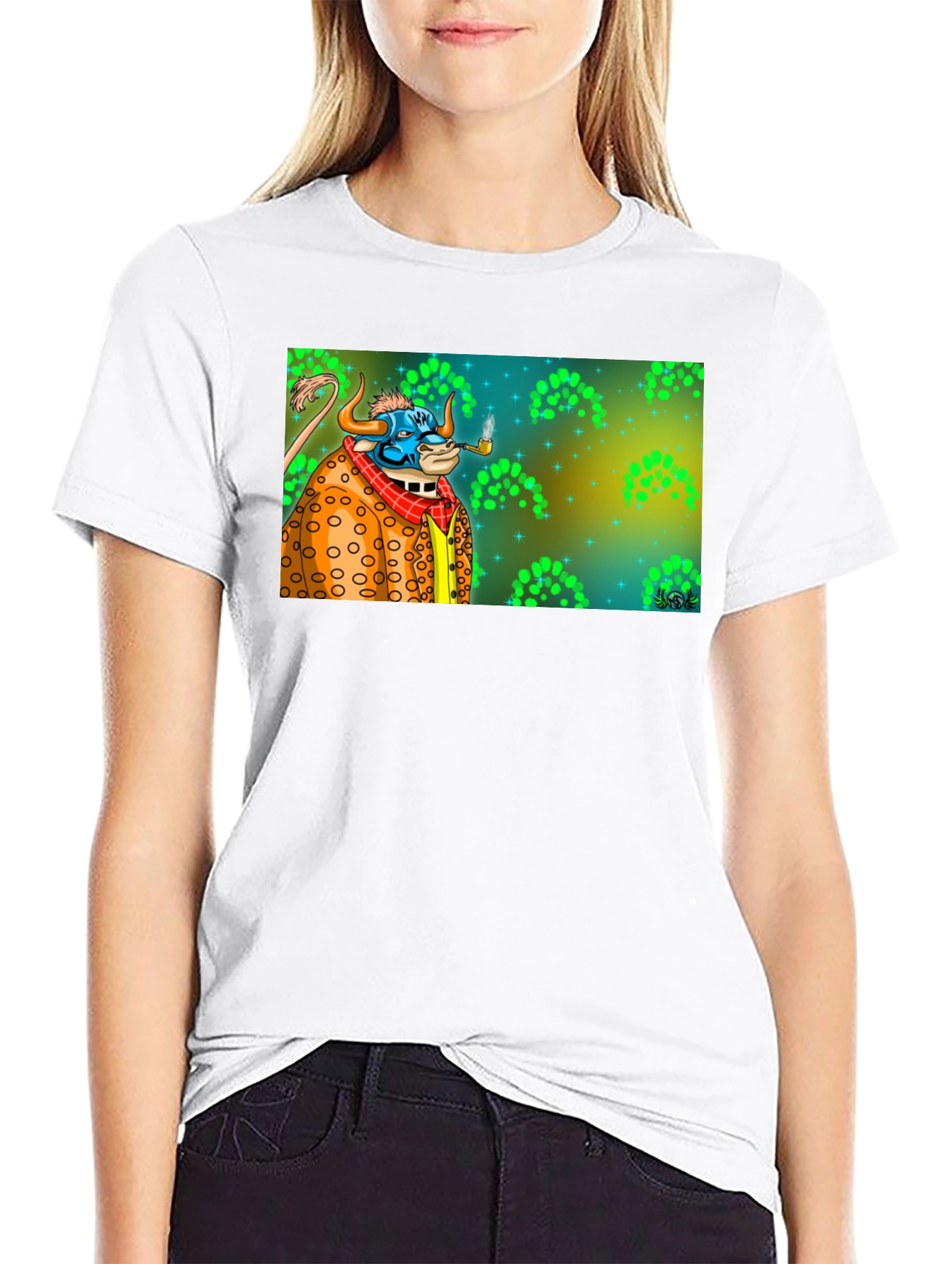 Smoking Bull Graphic Tee - Mens Black T-Shirt