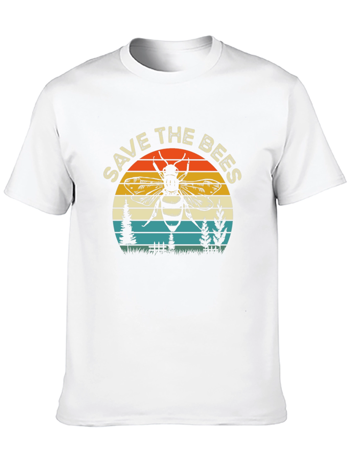 Save the Bees Graphic T-Shirt - Eco Friendly Design