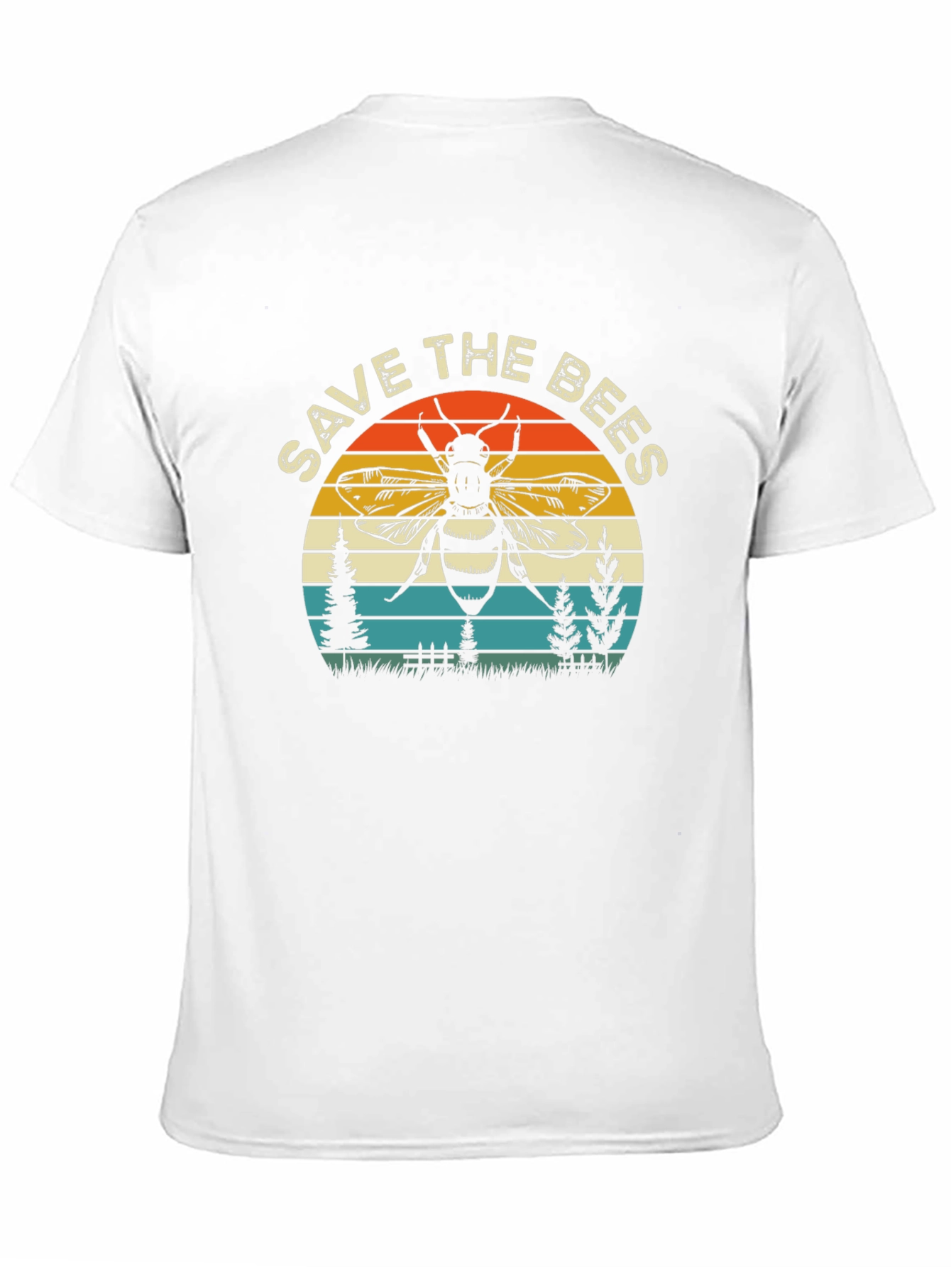 Save the Bees Graphic T-Shirt - Eco Friendly Design