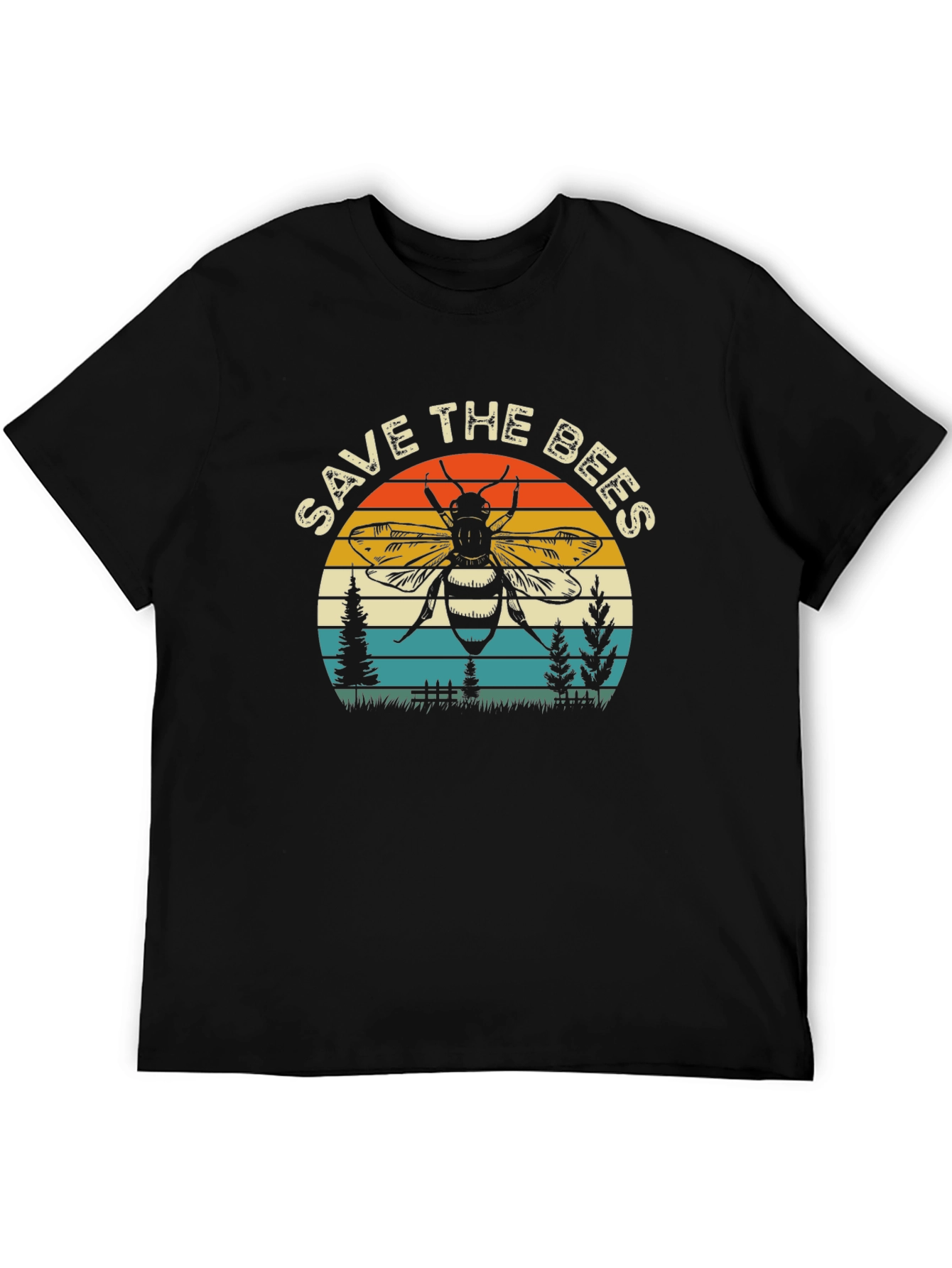 Save the Bees Graphic T-Shirt - Eco Friendly Design
