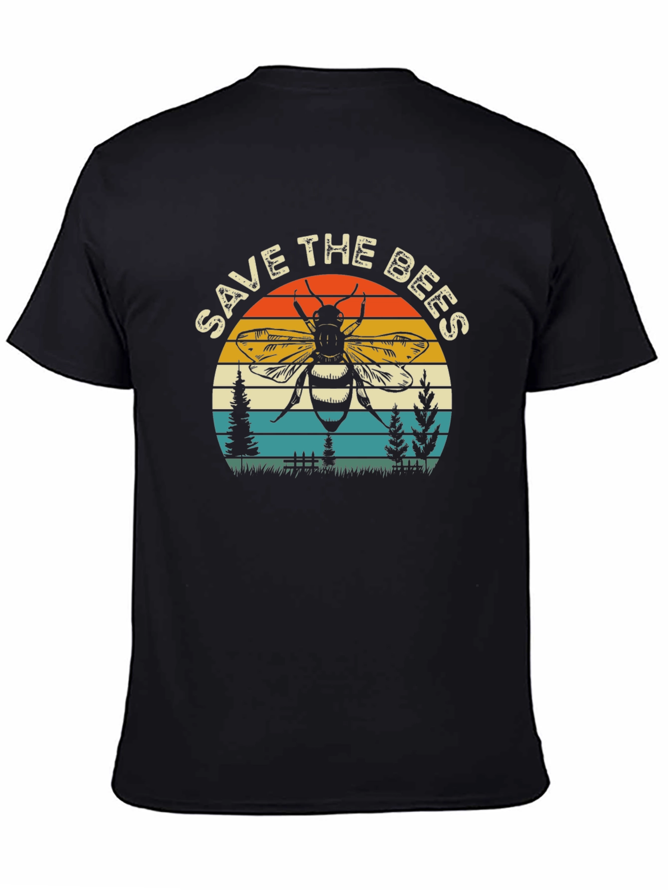 Save the Bees Graphic T-Shirt - Eco Friendly Design