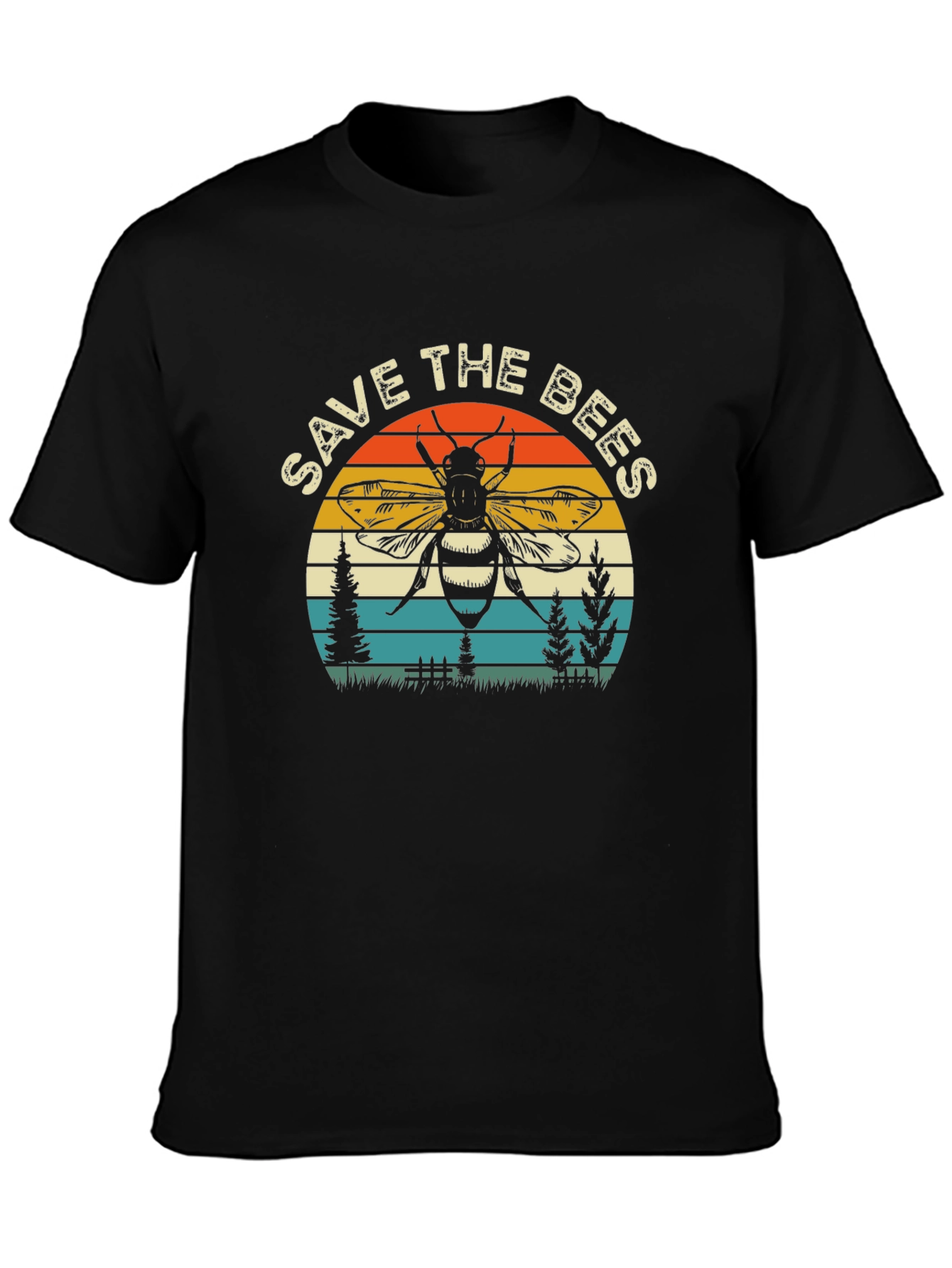 Save the Bees Graphic T-Shirt - Eco Friendly Design