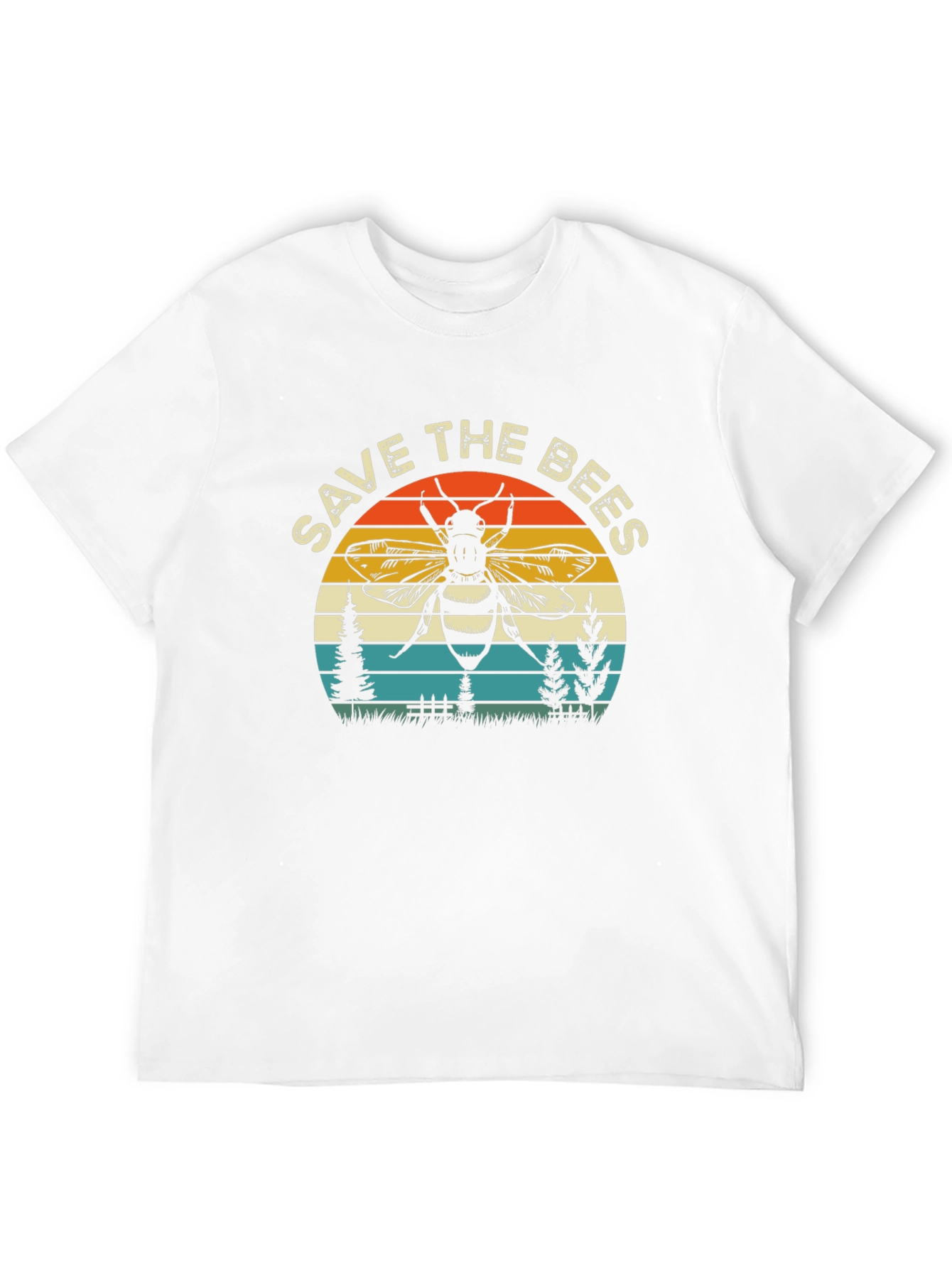 Save the Bees Graphic T-Shirt - Eco Friendly Design