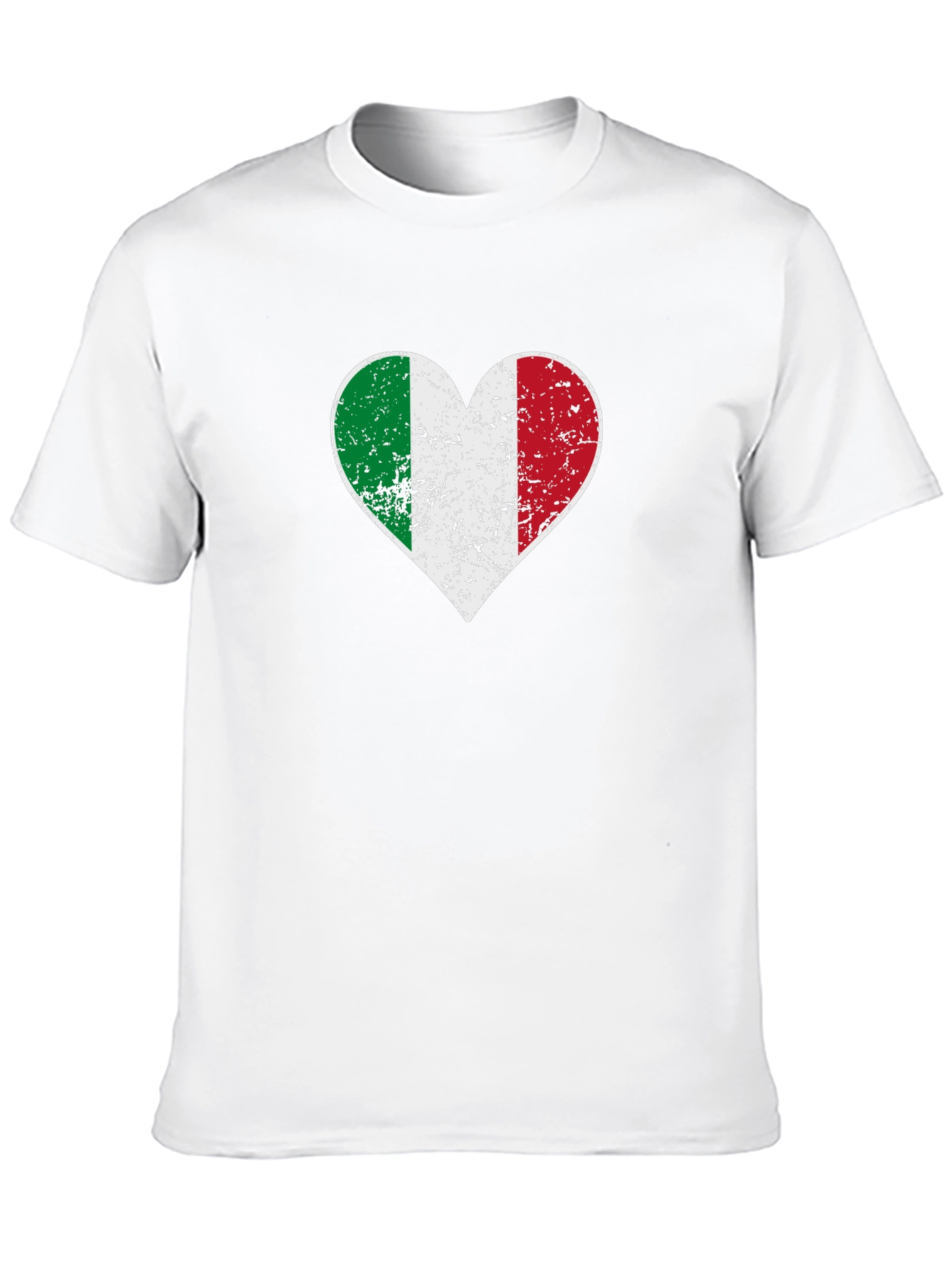 Italian Flag Heart T-Shirt