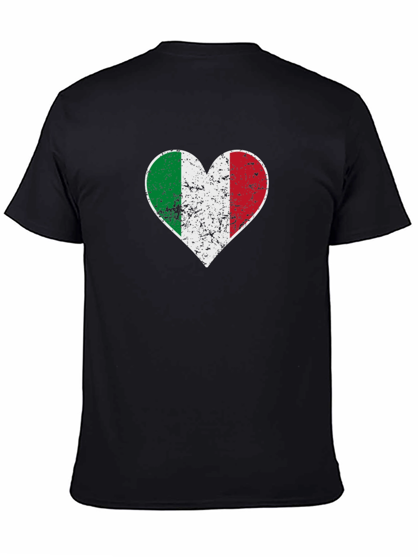 Italian Flag Heart T-Shirt