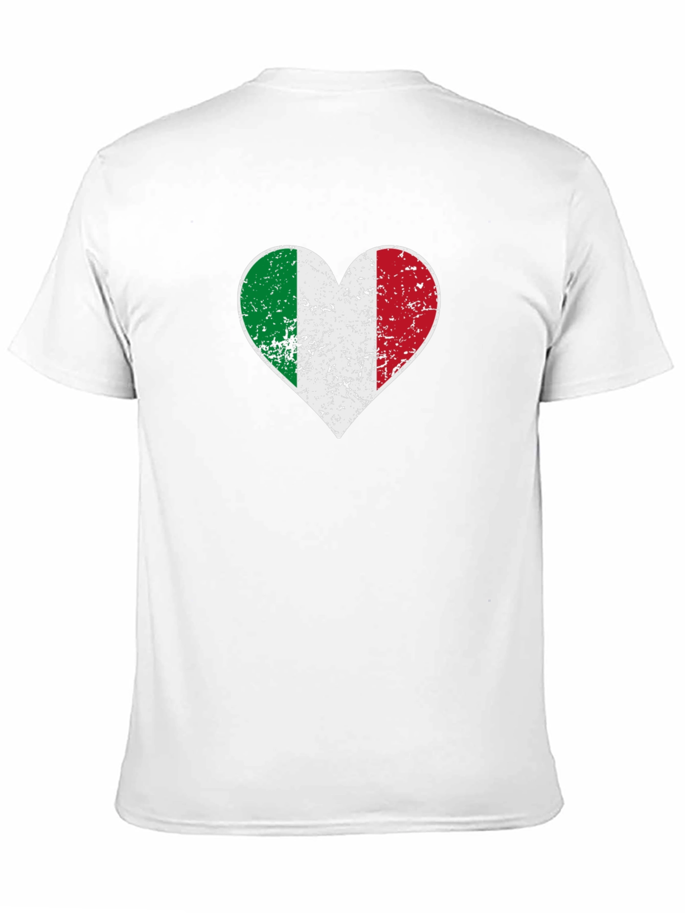 Italian Flag Heart T-Shirt