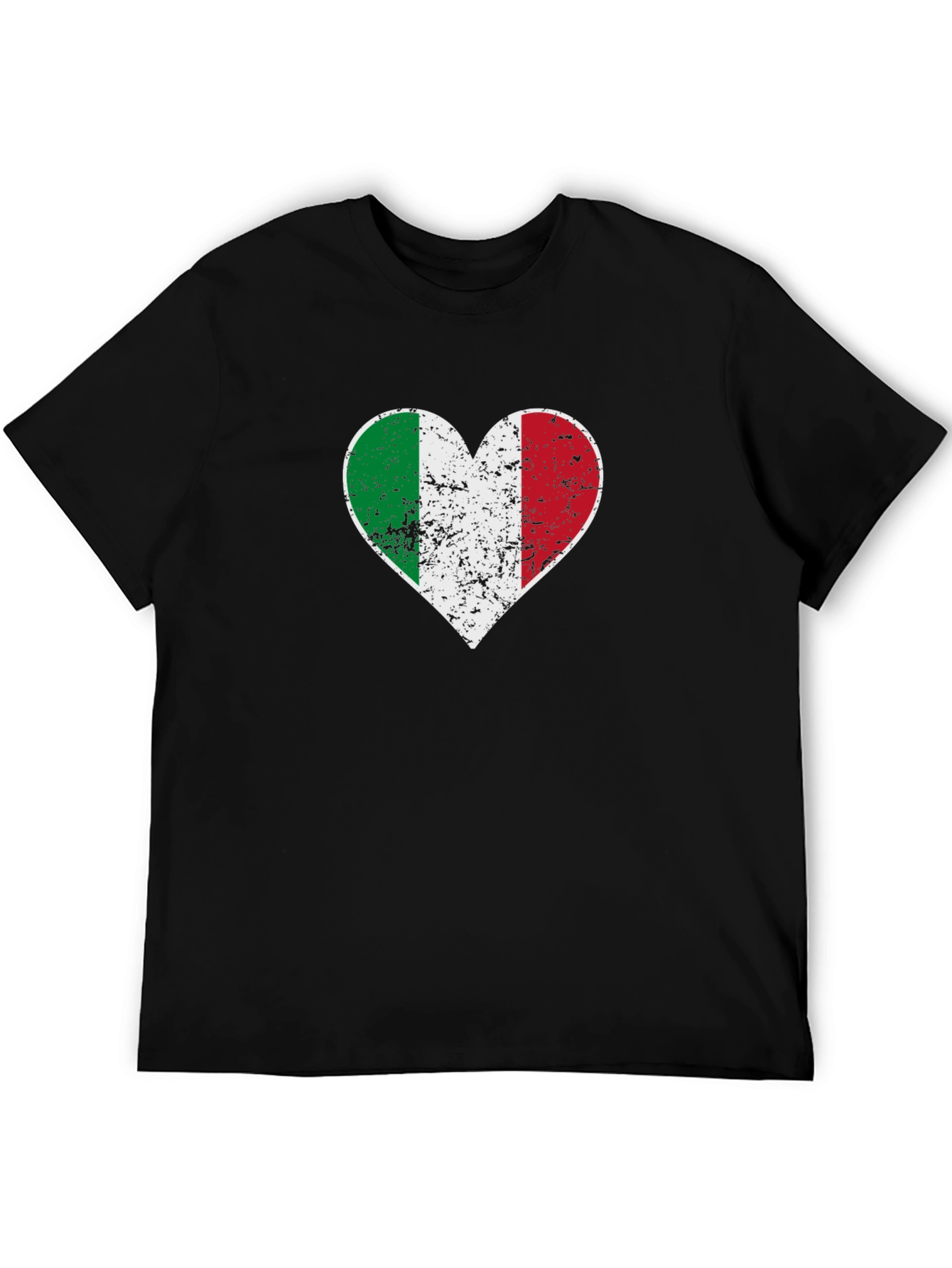 Italian Flag Heart T-Shirt