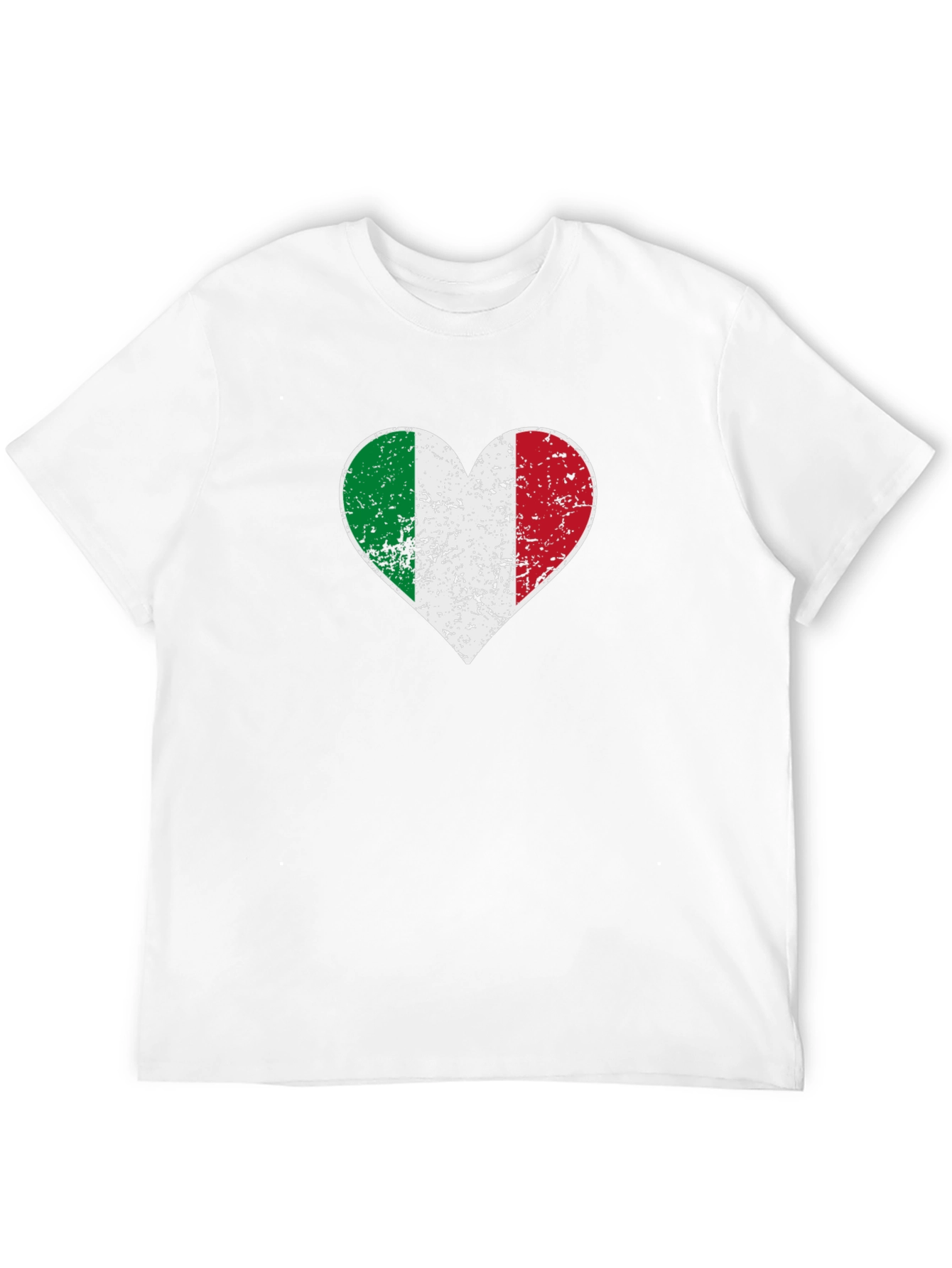 Italian Flag Heart T-Shirt