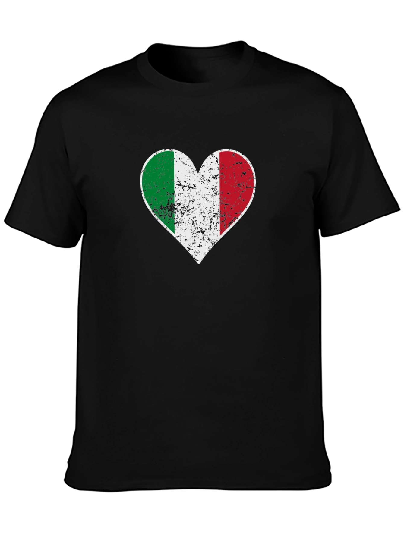 Italian Flag Heart T-Shirt