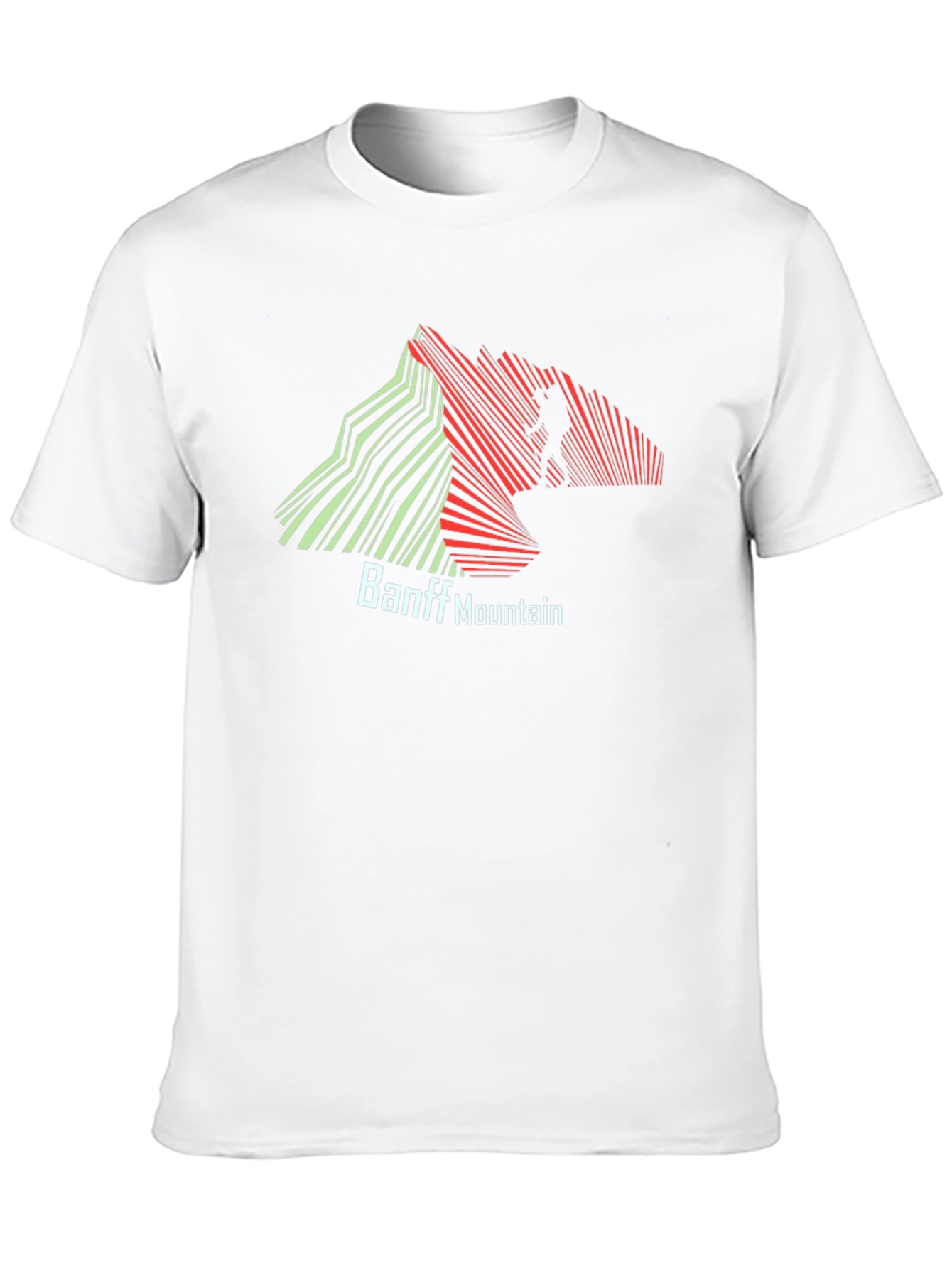 Banff Mountain Graphic Print Black T-Shirt