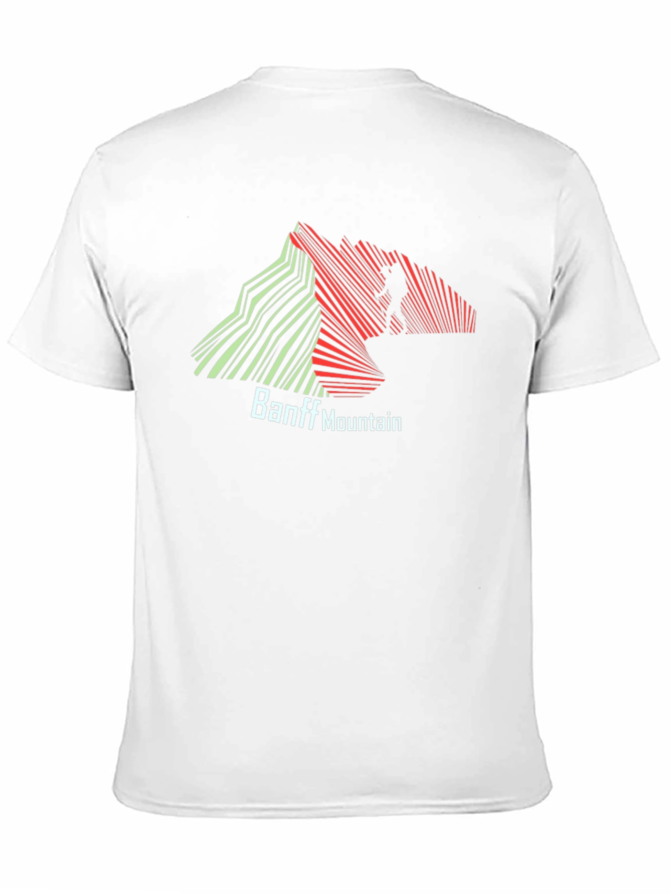Banff Mountain Graphic Print Black T-Shirt