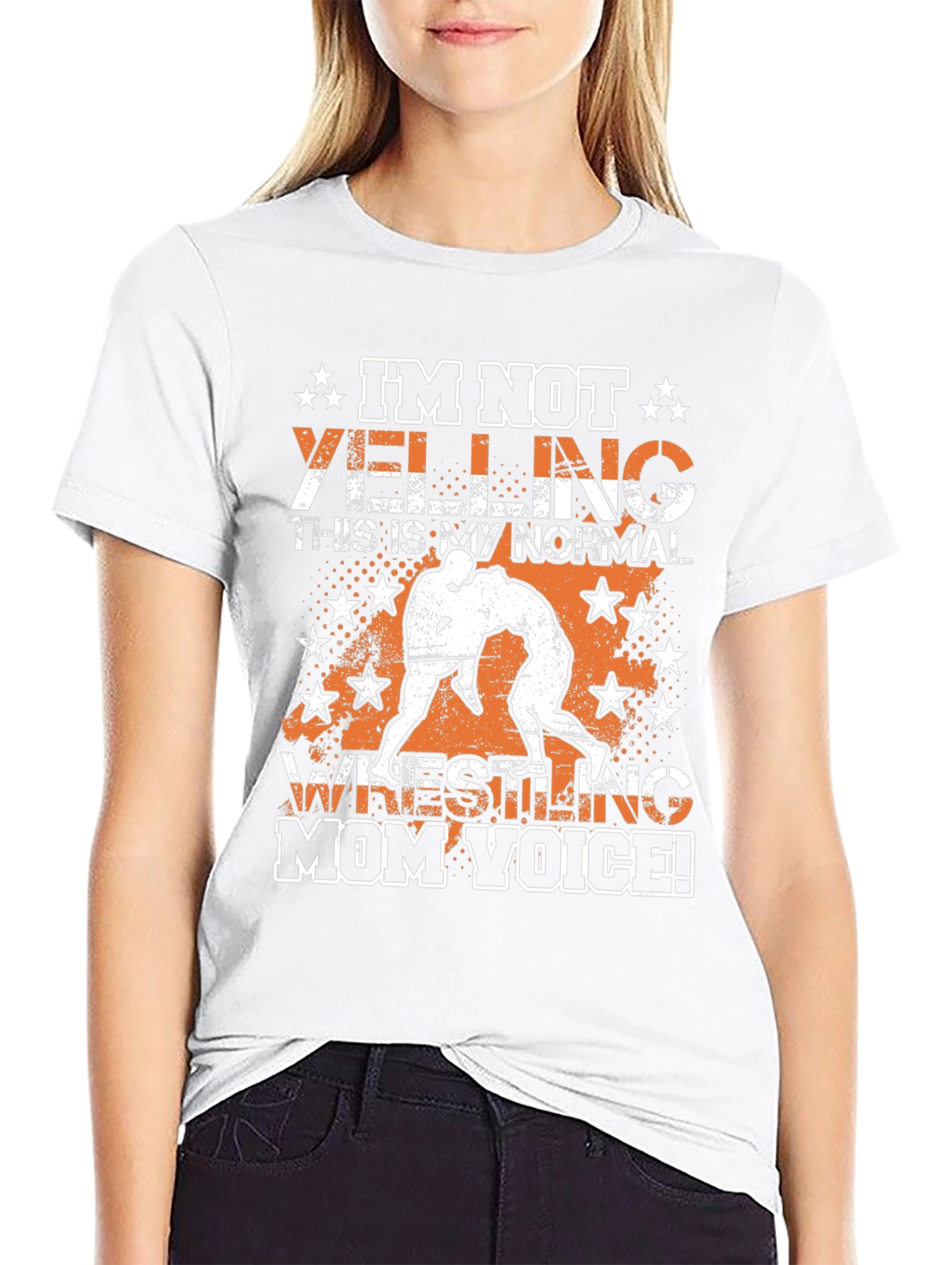 Wrestling Mom Voice Graphic Tee
