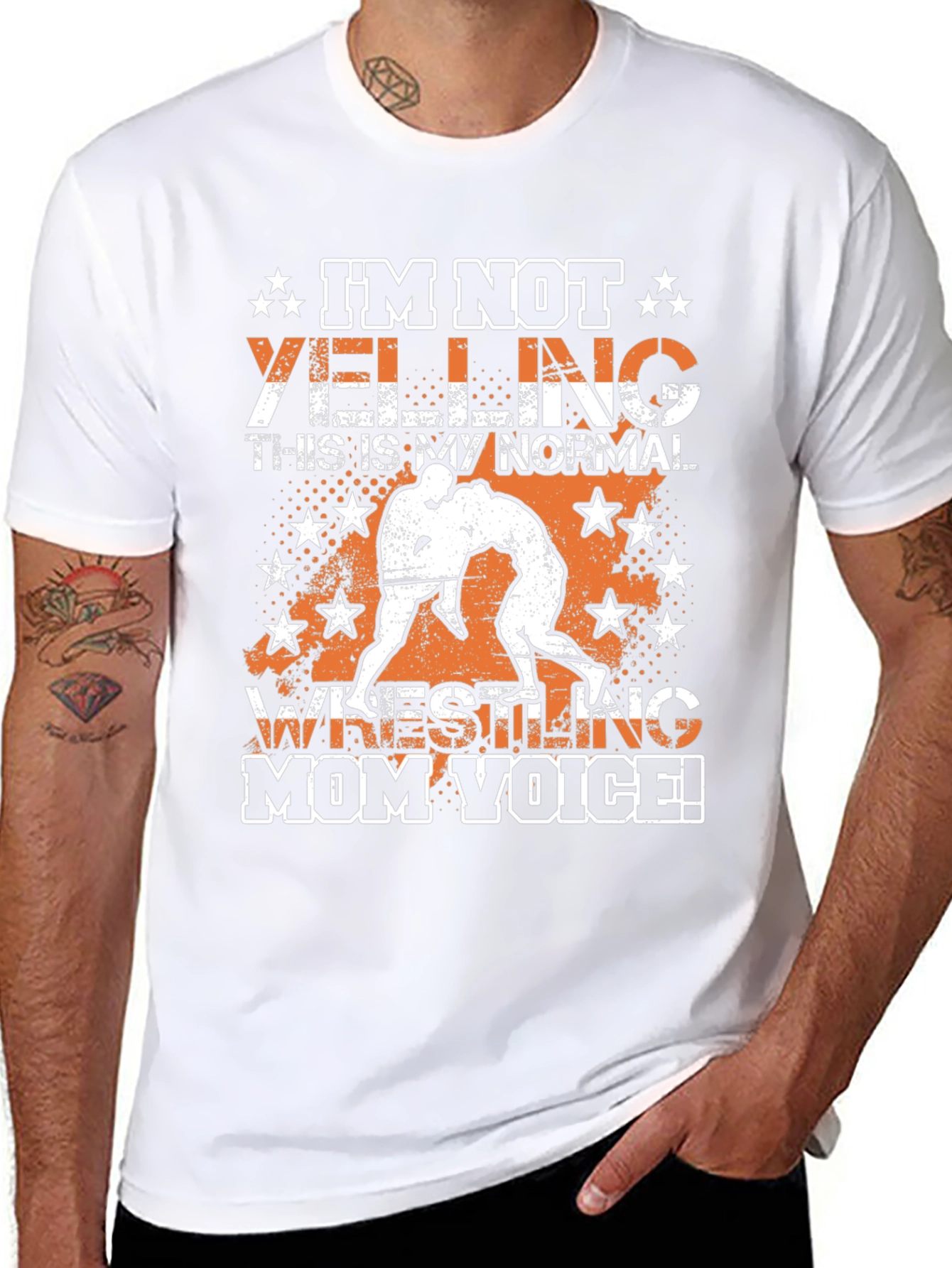 Wrestling Mom Voice Graphic Tee