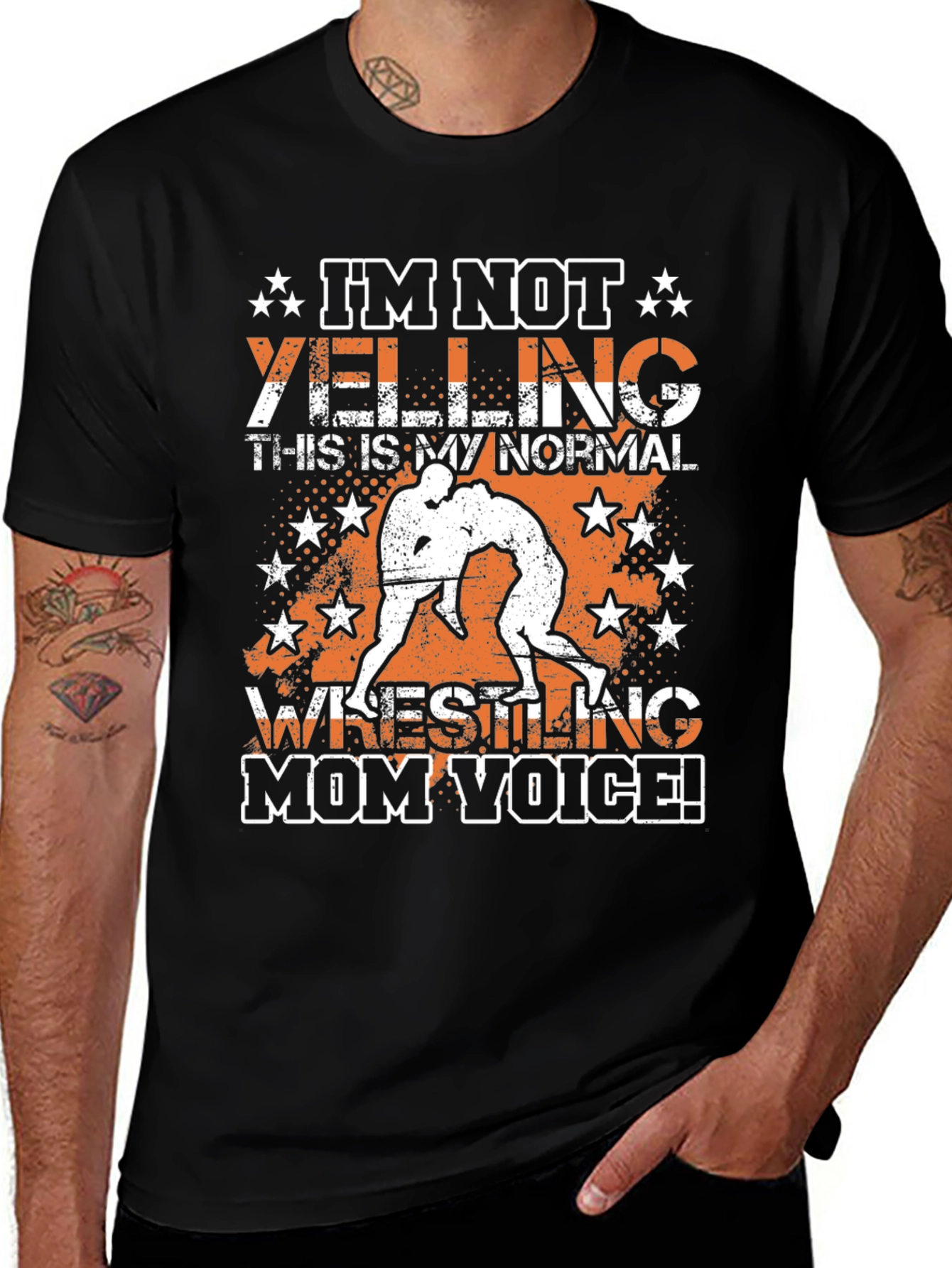 Wrestling Mom Voice Graphic Tee