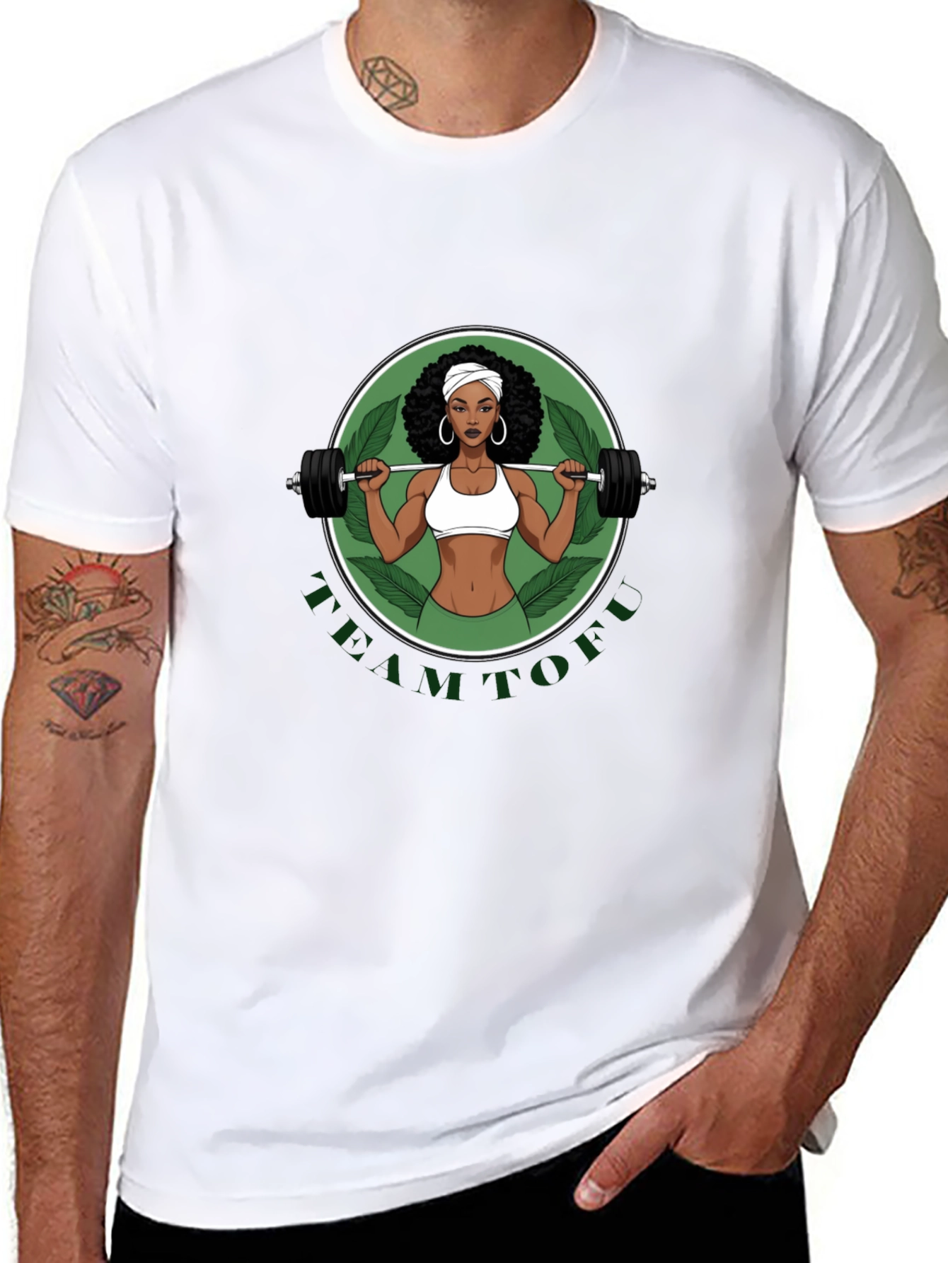 Team Tofu Black Graphic Tee