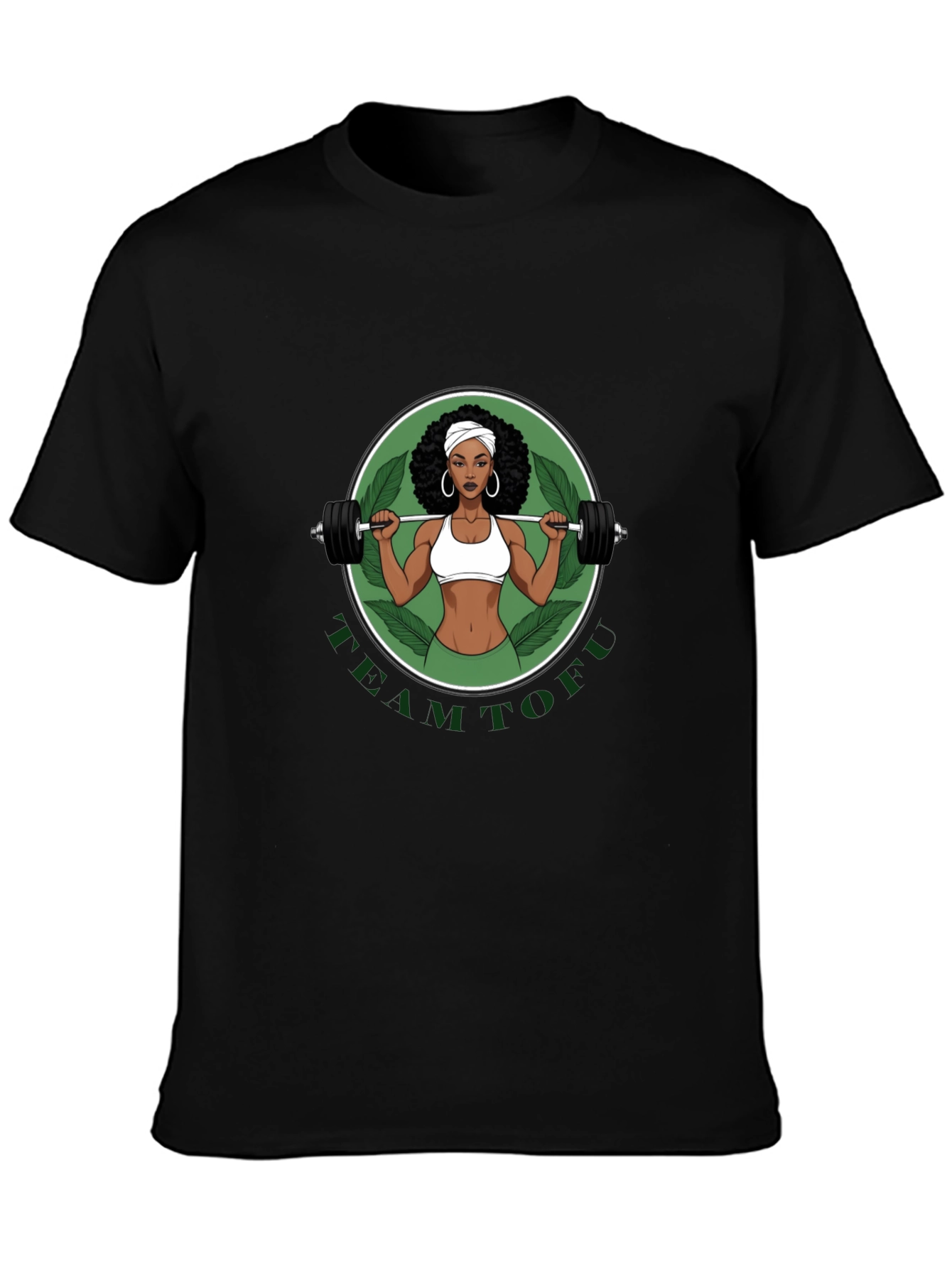 Team Tofu Black Graphic Tee