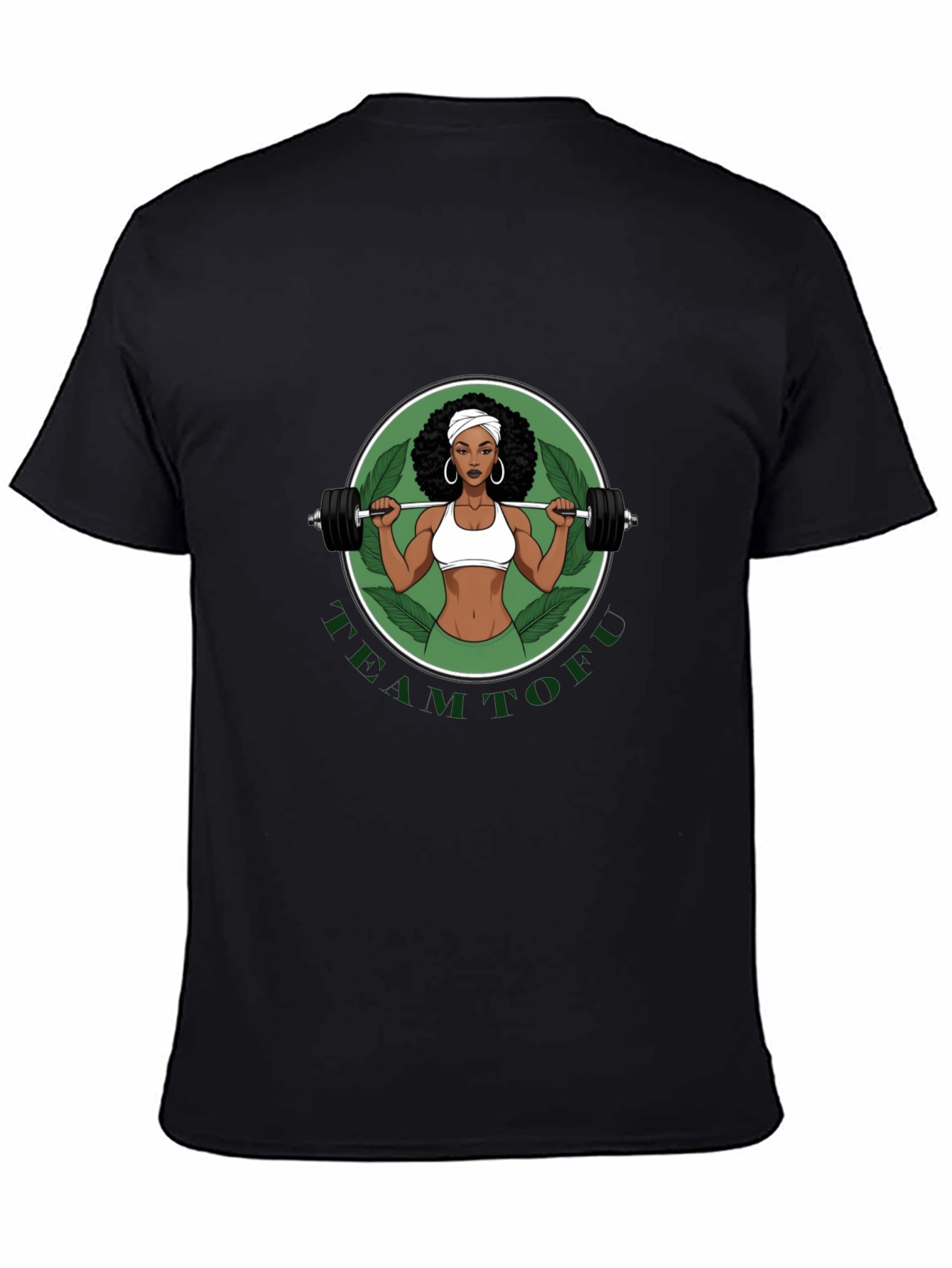 Team Tofu Black Graphic Tee