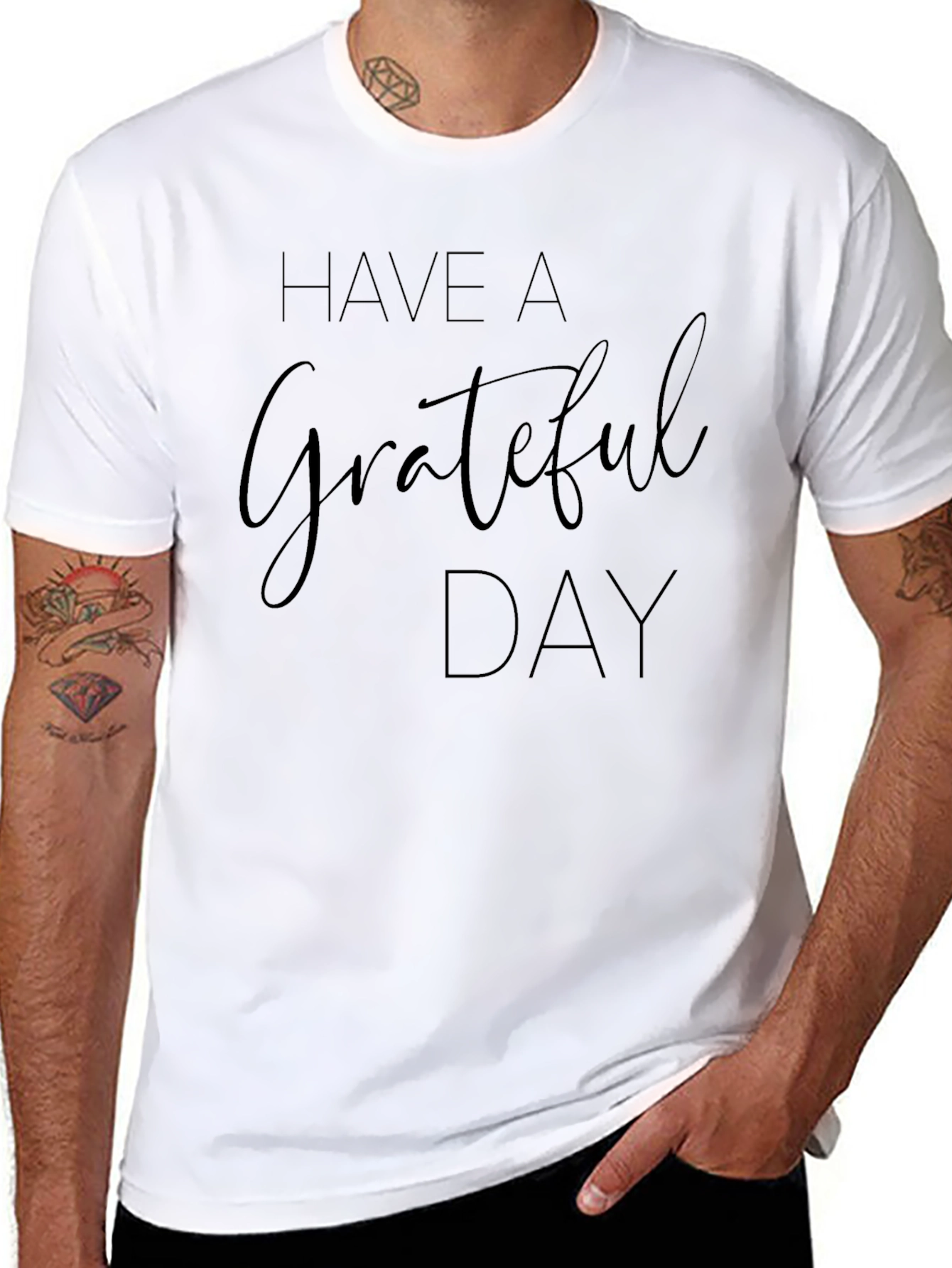 Grateful Day Graphic T-Shirt - Soft Comfort Tee