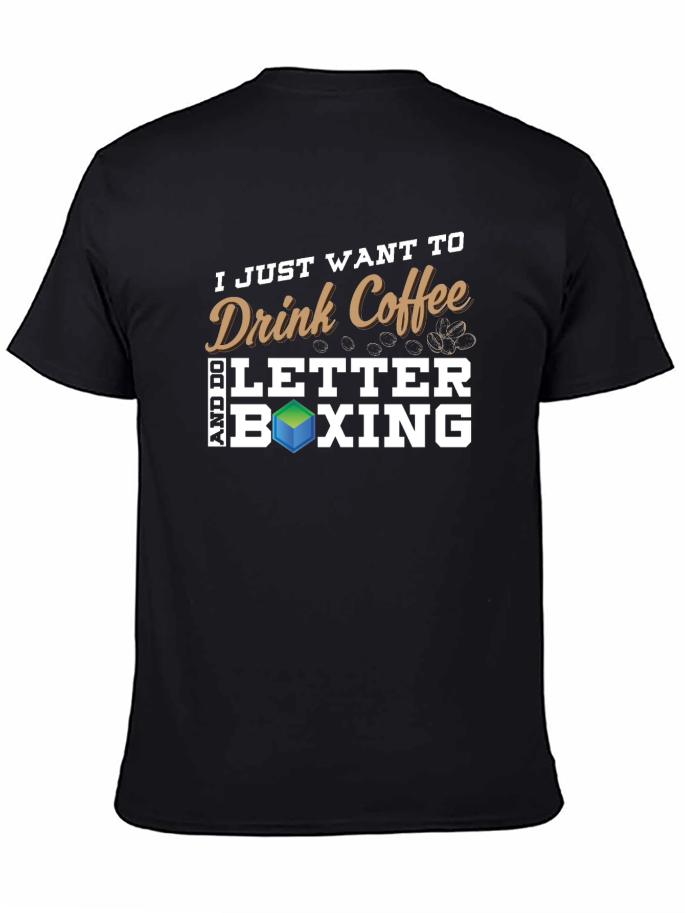 Coffee & Letterboxing Black T-Shirt