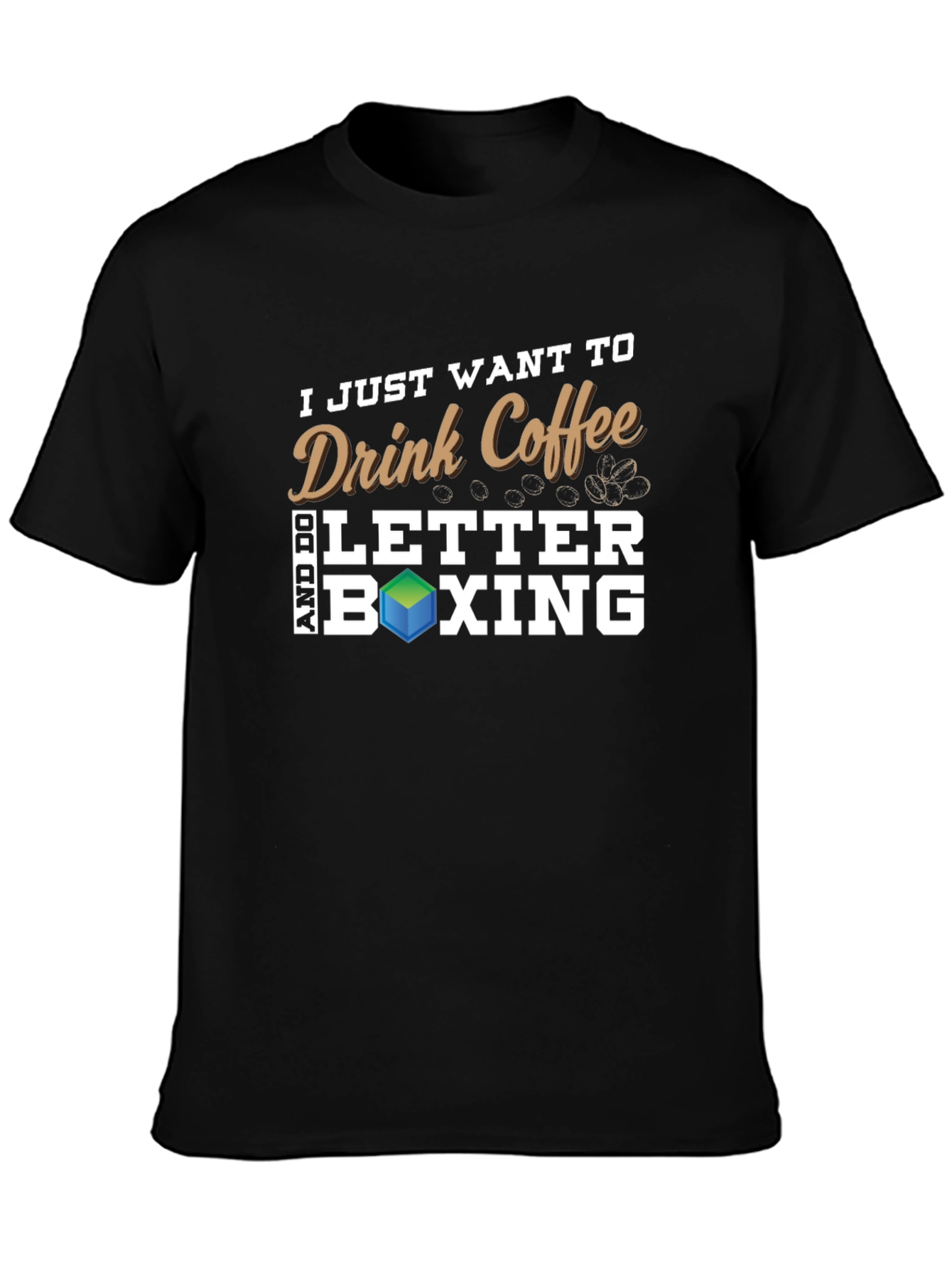 Coffee & Letterboxing Black T-Shirt