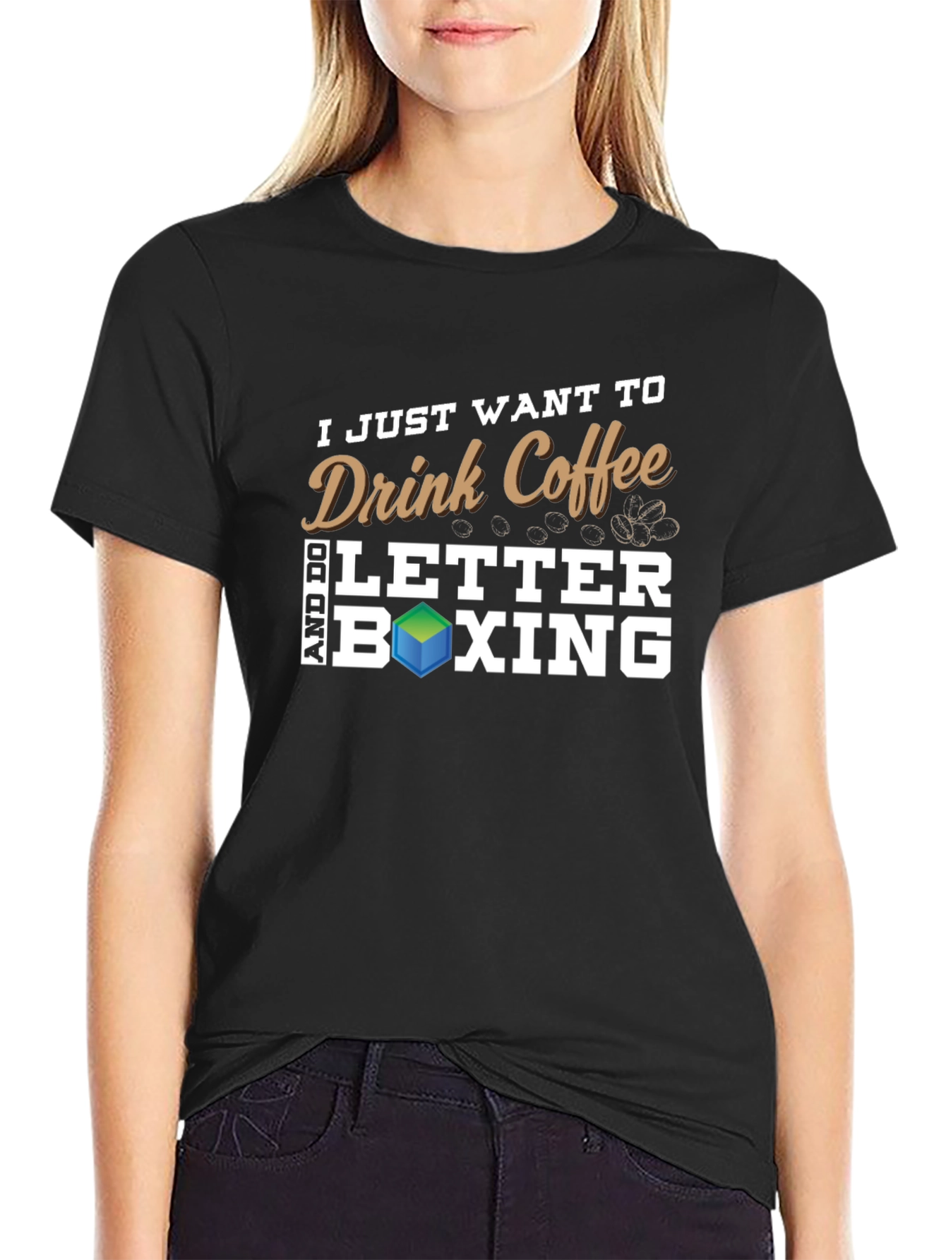 Coffee & Letterboxing Black T-Shirt