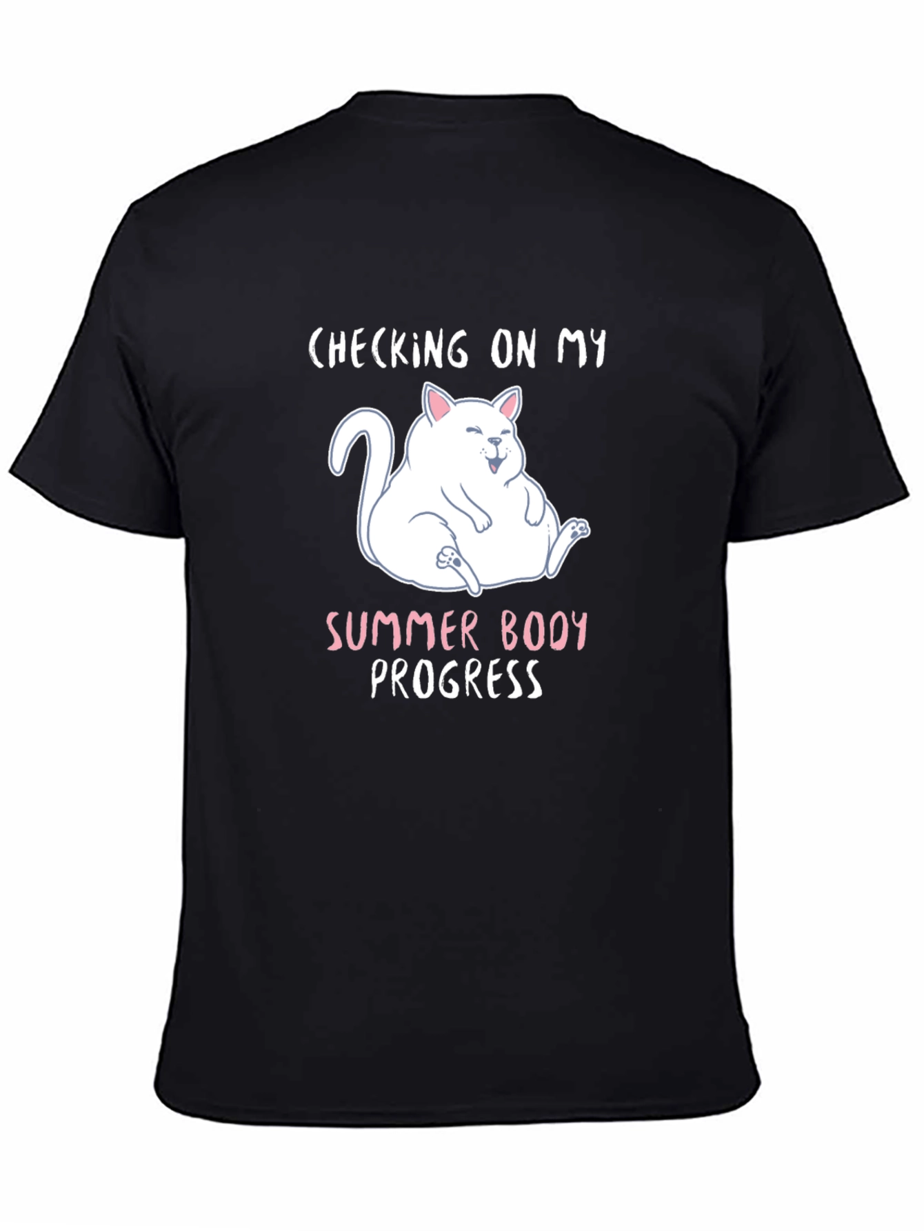 Funny Cat Summer Body T-Shirt