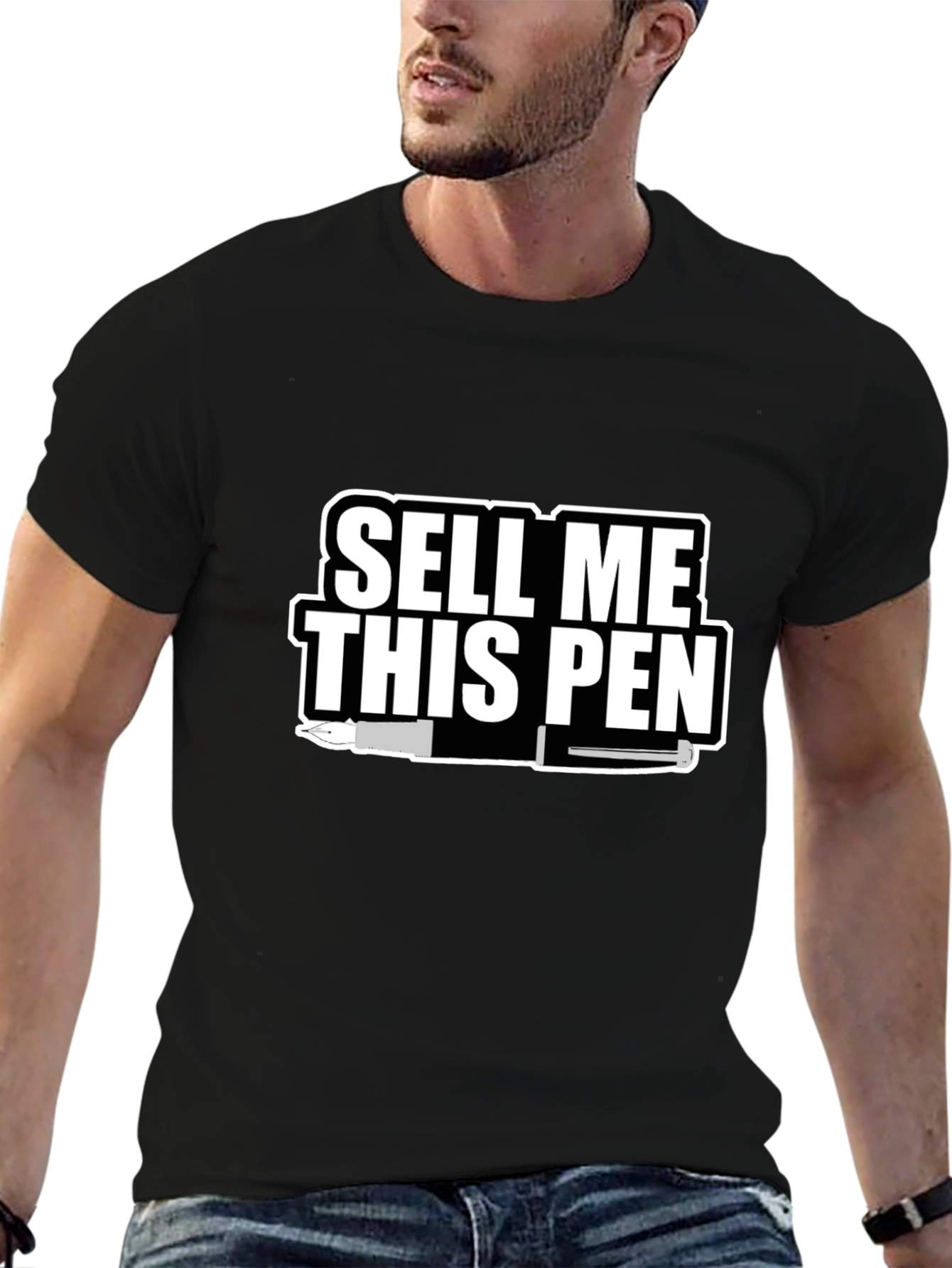 Sell Me This Pen T-Shirt - Bold Statement Tee