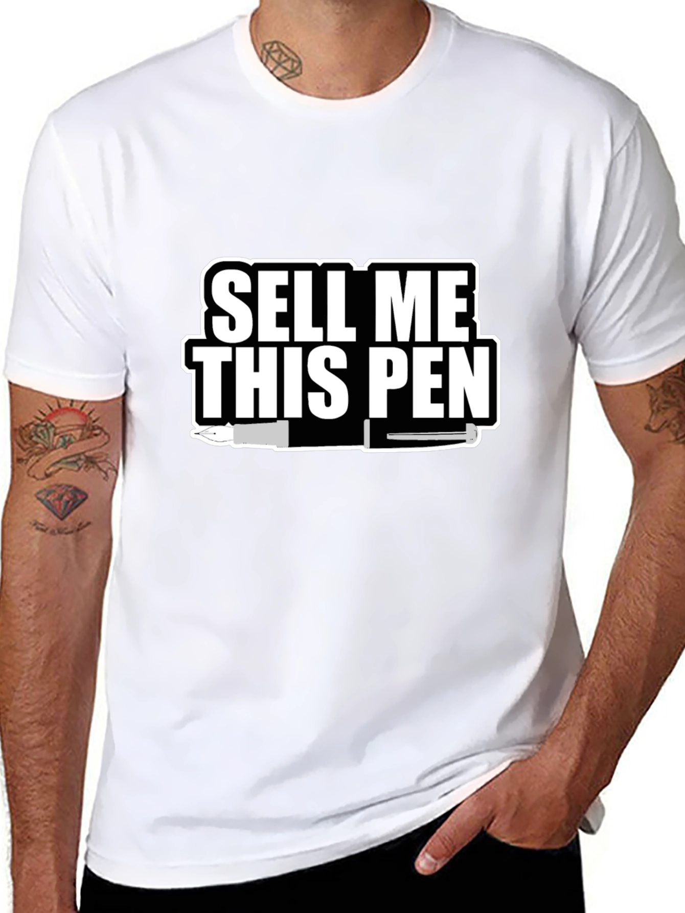Sell Me This Pen T-Shirt - Bold Statement Tee