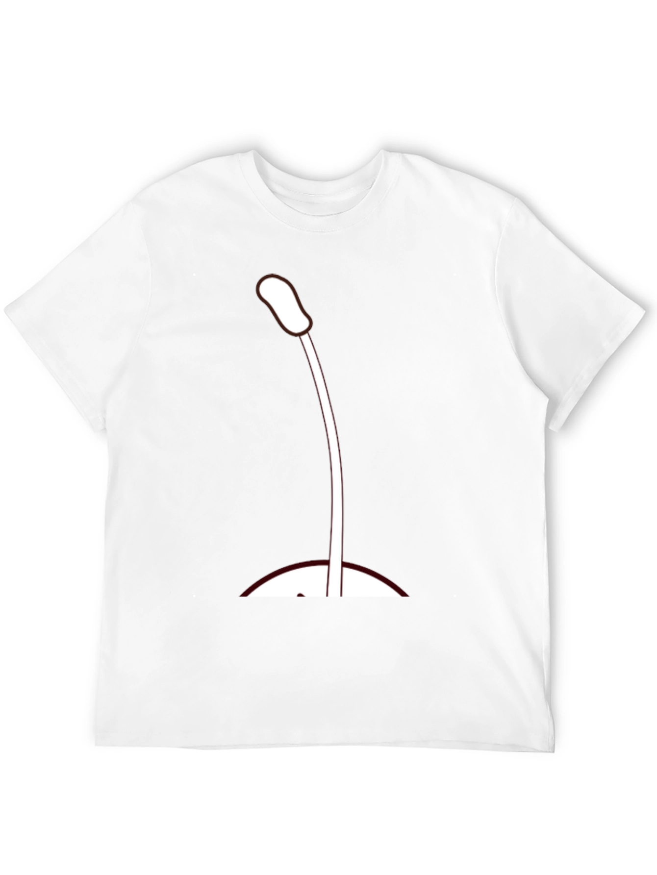 Microphone Graphic T-Shirt - Black Casual Tee