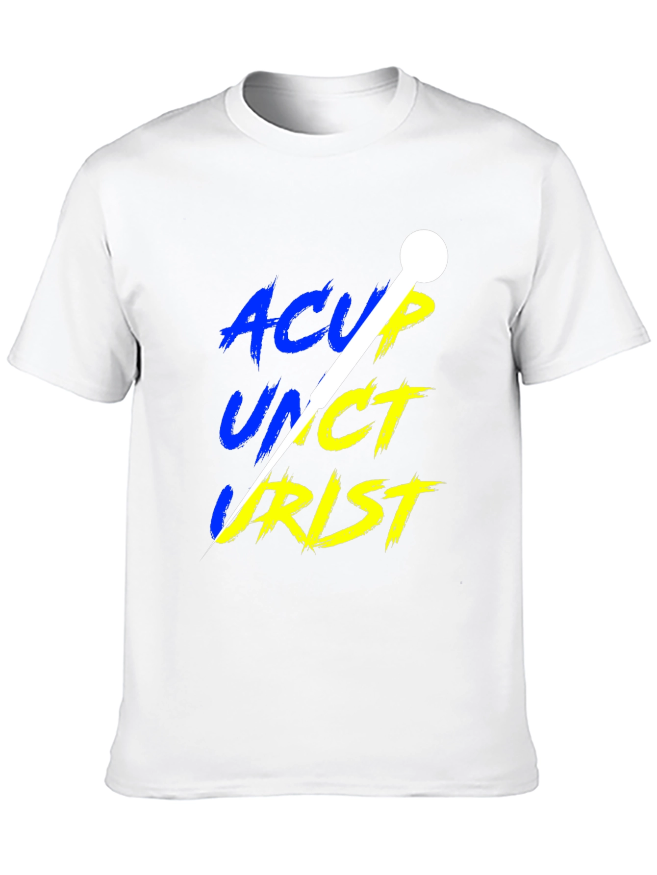 Acupuncturist T-Shirt - Black Crew Neck Tee