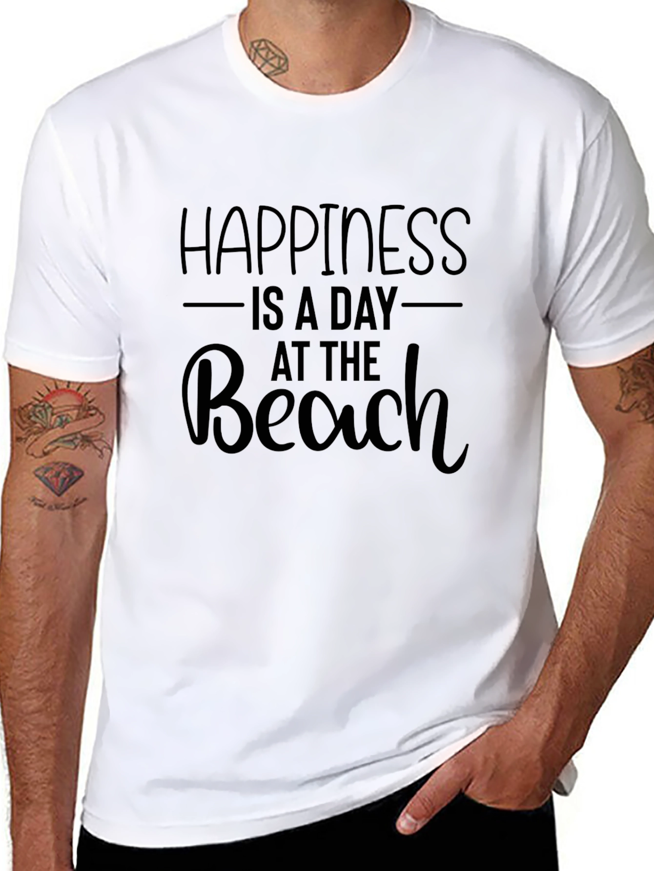 Happiness is a Day at the Beach T-Shirt