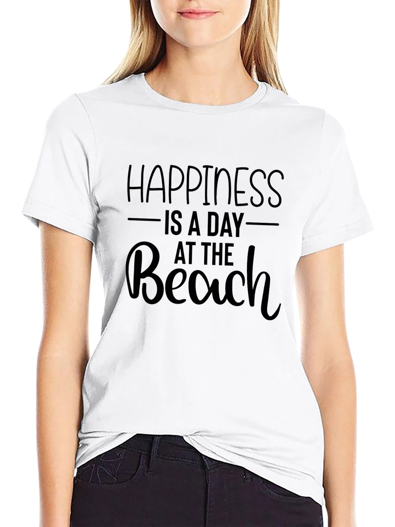 Happiness is a Day at the Beach T-Shirt
