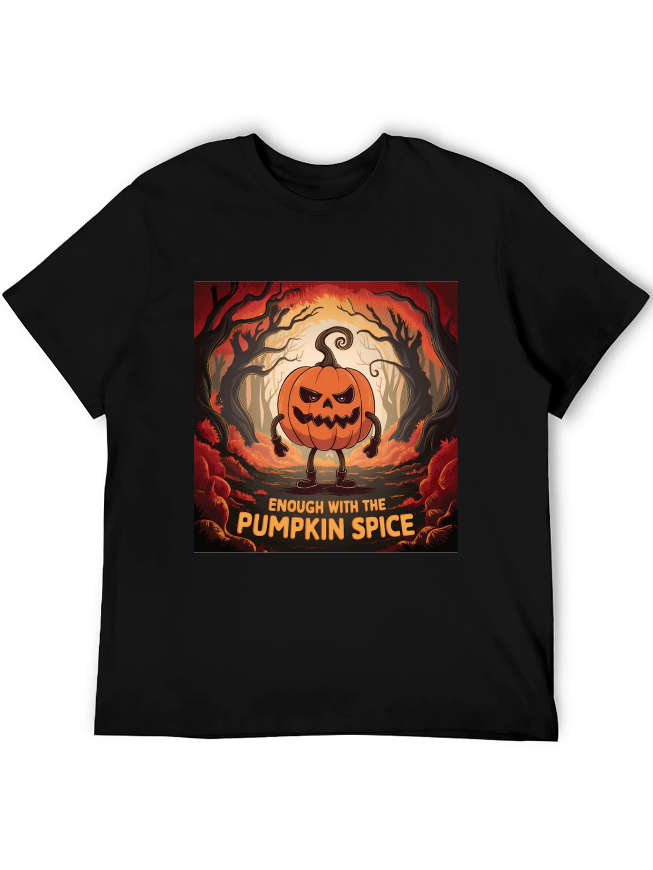 Enough With Pumpkin Spice Halloween T-Shirt