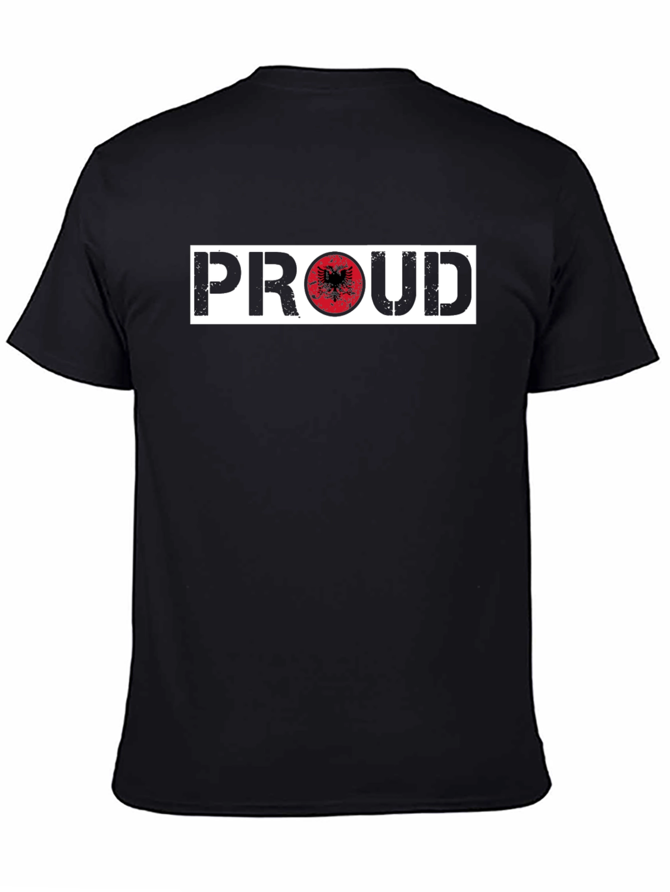 Proud Albania T-Shirt - Black