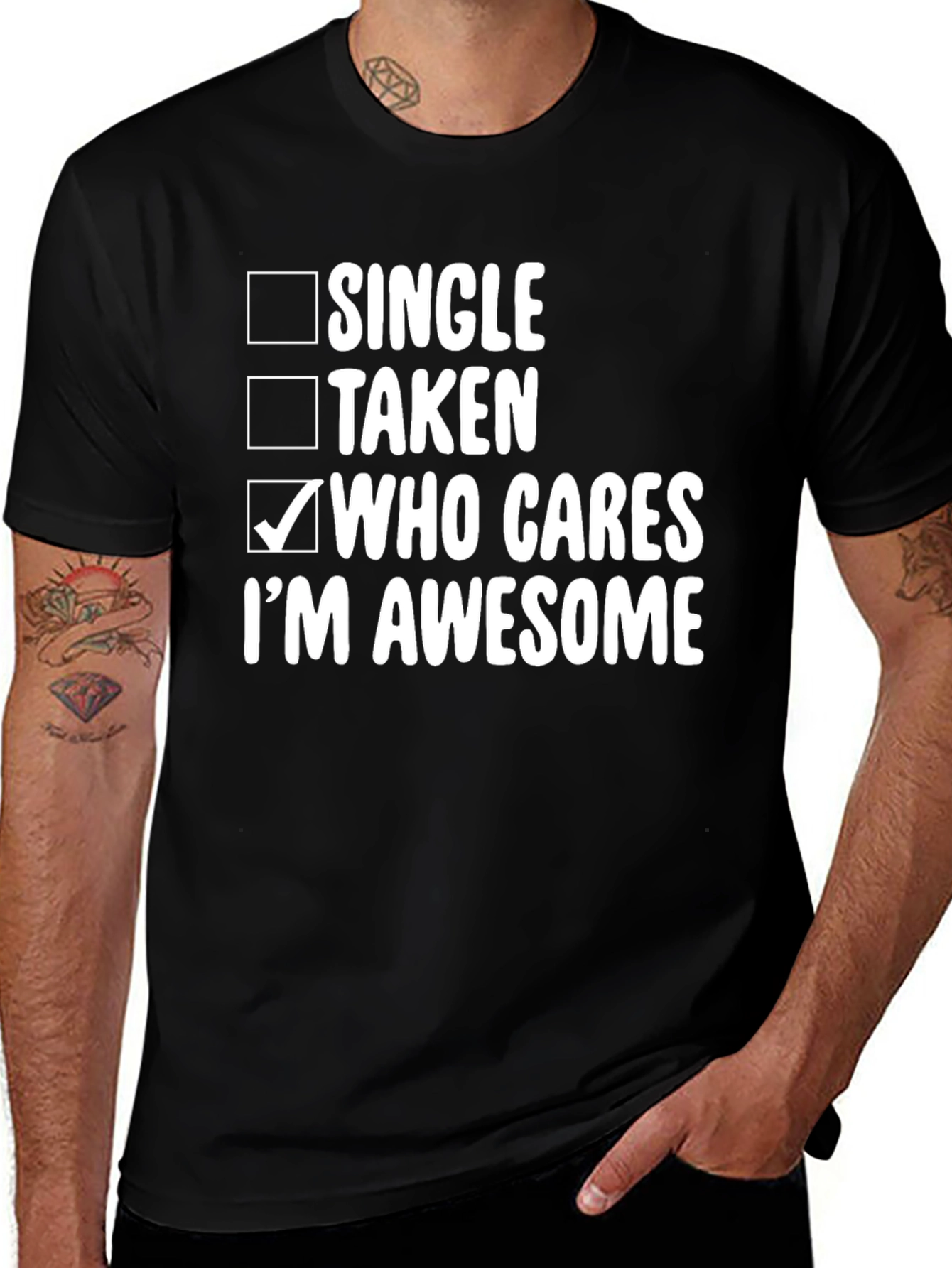 Who Cares Im Awesome T-Shirt