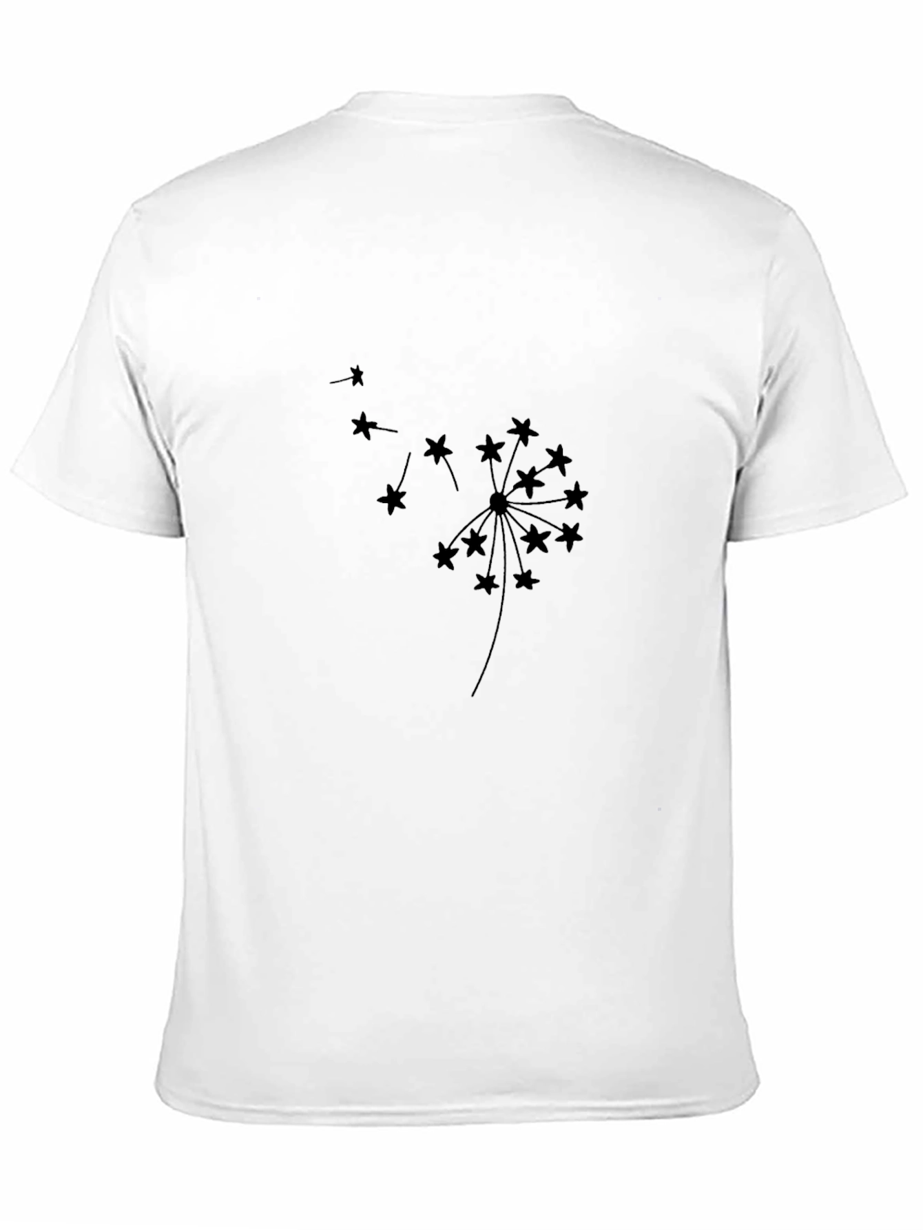 Black Dandelion Star T-Shirt