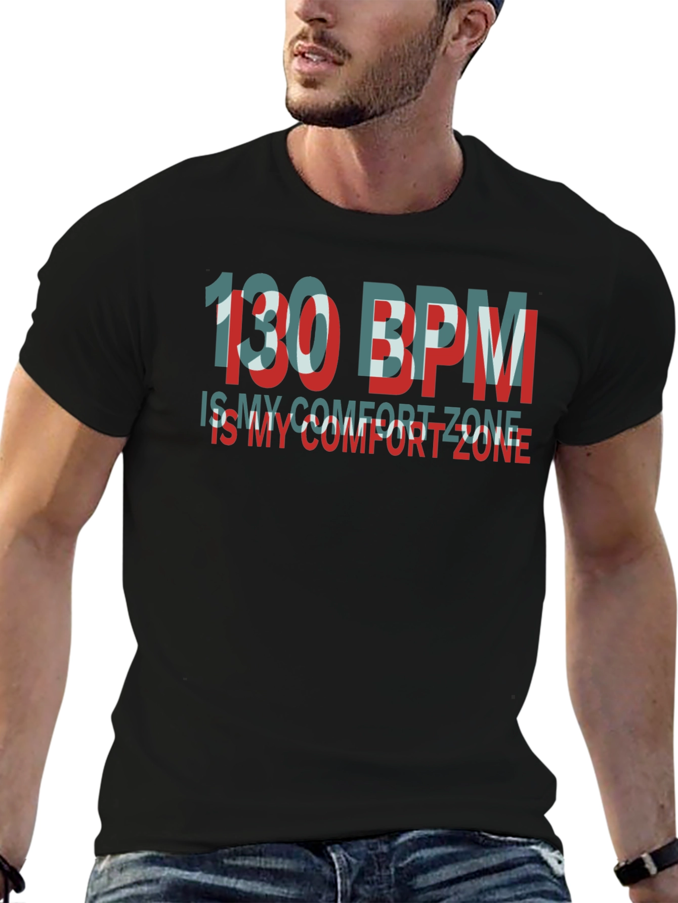130 BPM Comfort Zone Black T-Shirt