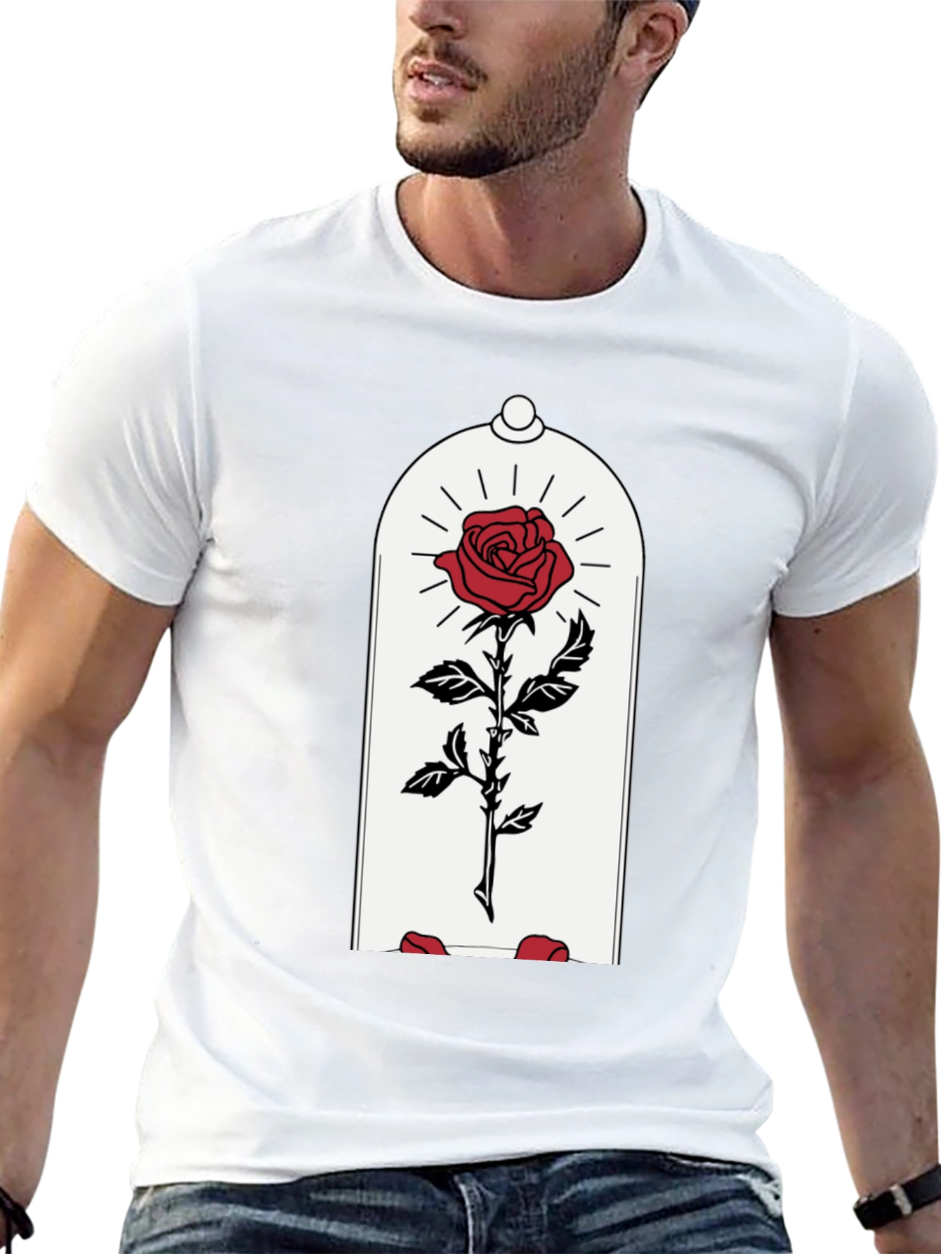 Enchanted Rose Graphic Tee