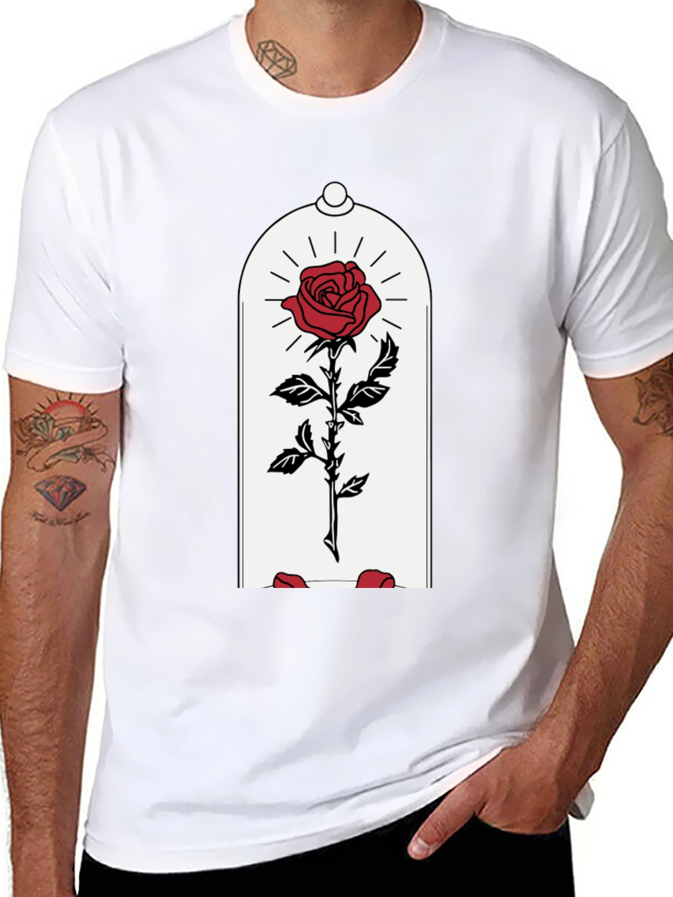 Enchanted Rose Graphic Tee