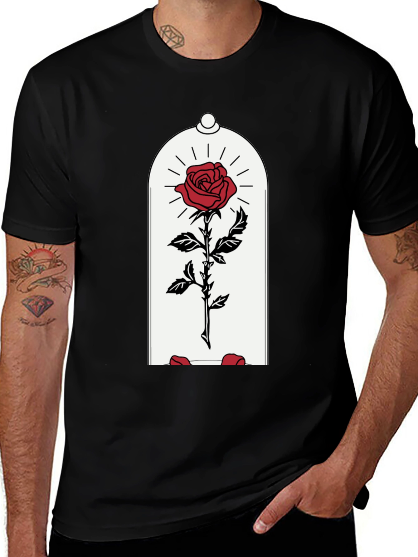 Enchanted Rose Graphic Tee