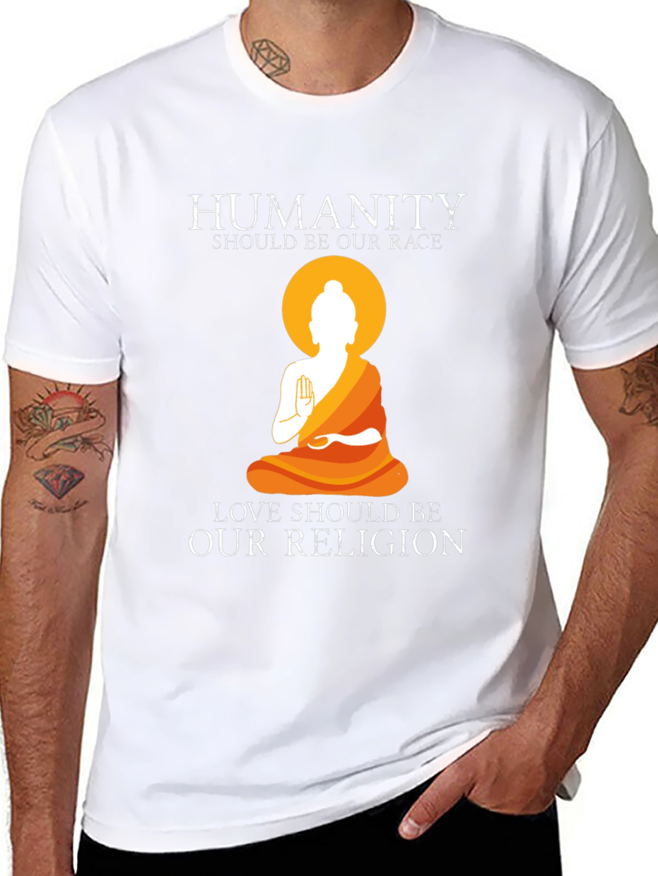 Humanity Race Religion Graphic Tee
