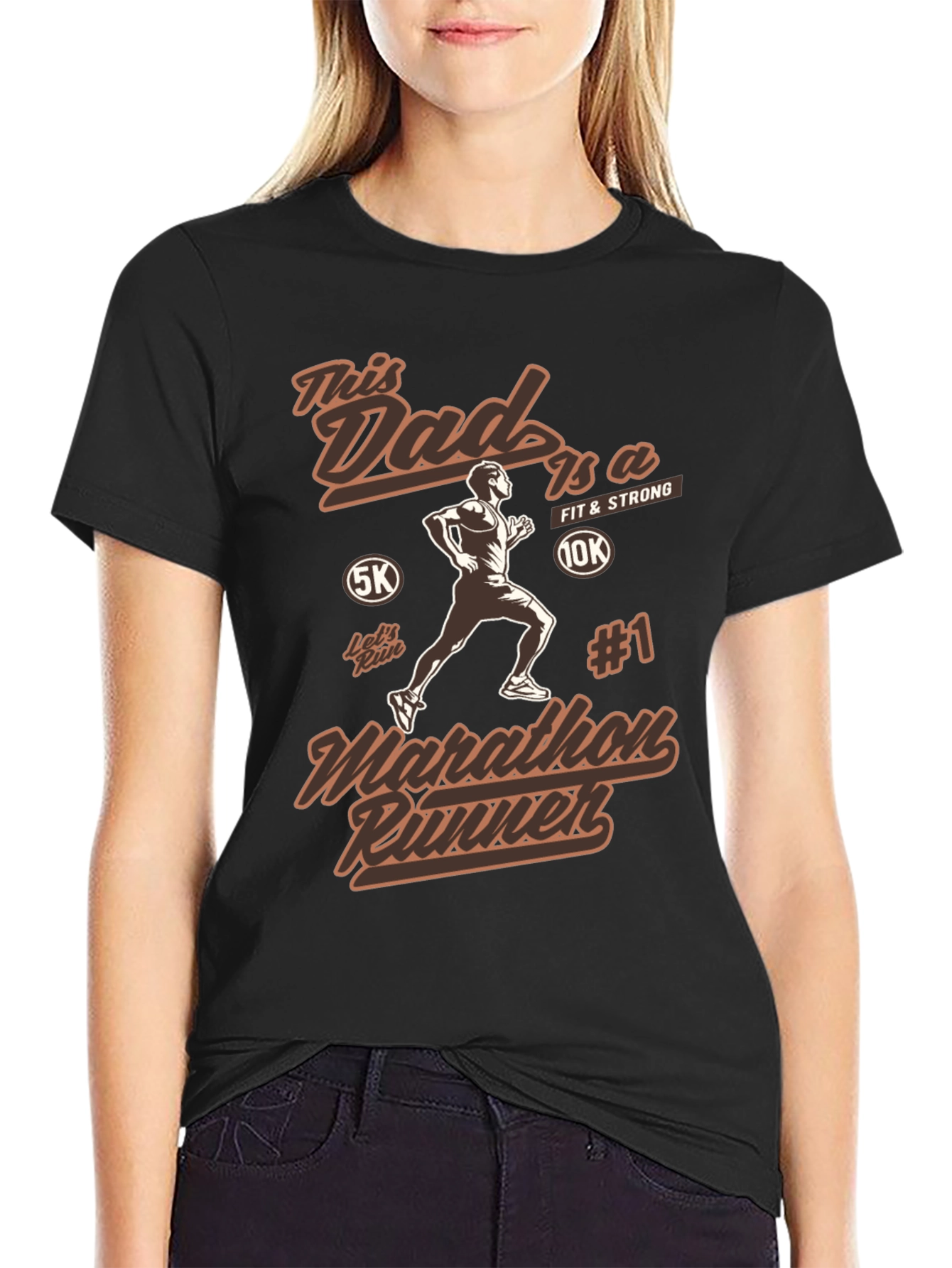 This Dad Is A Marathon Runner T-Shirt